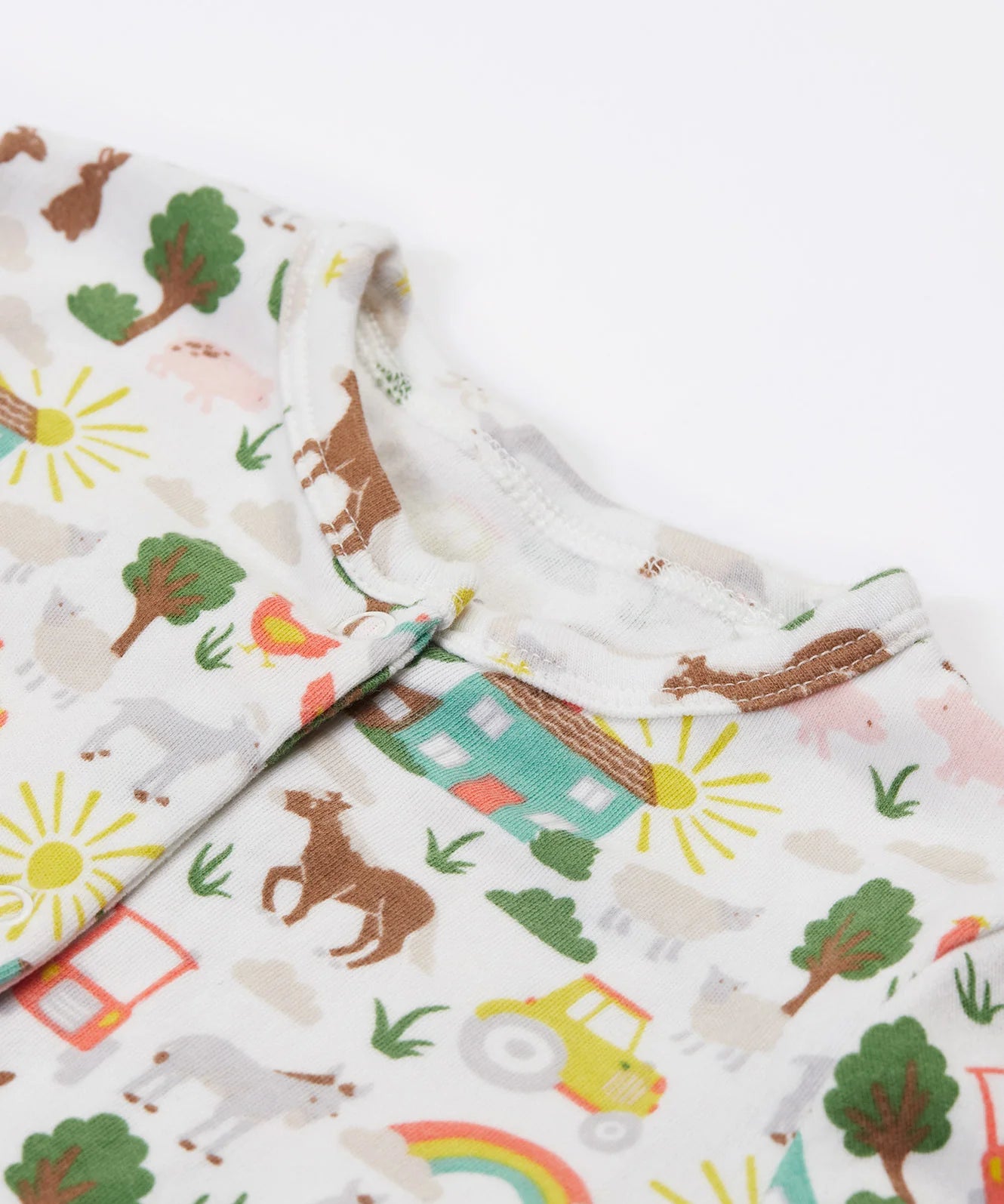 Adorable Baby Grow Onesie - Farm Life Theme | Soft & Comfortable for Newborns & Infants | Perfect for Playtime, Nursery & Photo Shoots