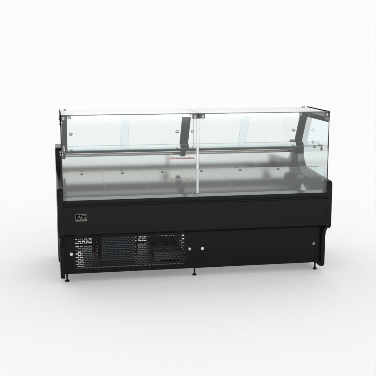 2 Meter AG Deli Showcase Glass Display Case - Perfect for Supermarkets, Delis & Bakeries to Showcase Fresh Food & Pastries