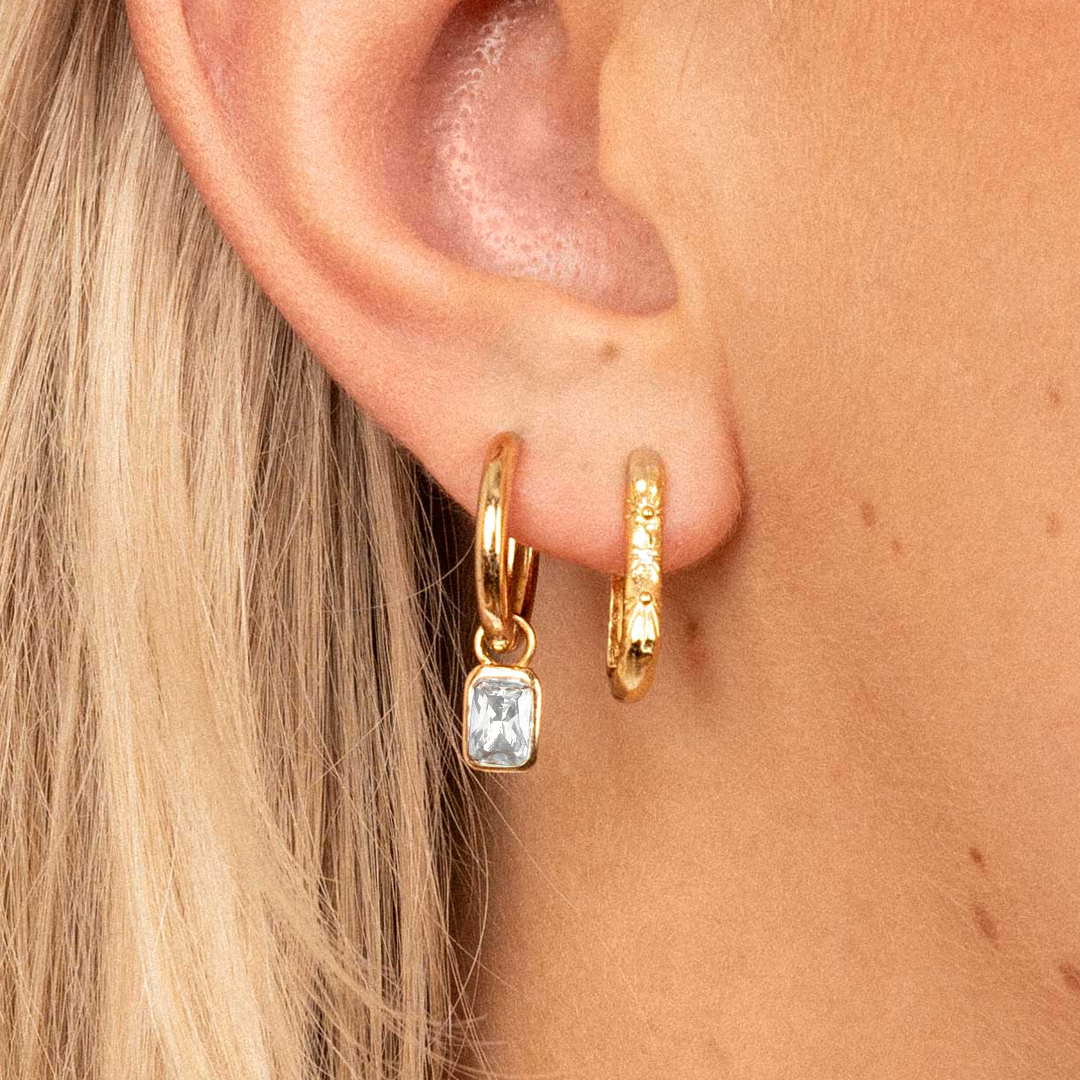 Radiant Plain Hoops - Classic Minimalist Gold Hoop Earrings for Women | Perfect for Everyday Wear, Office & Date Night