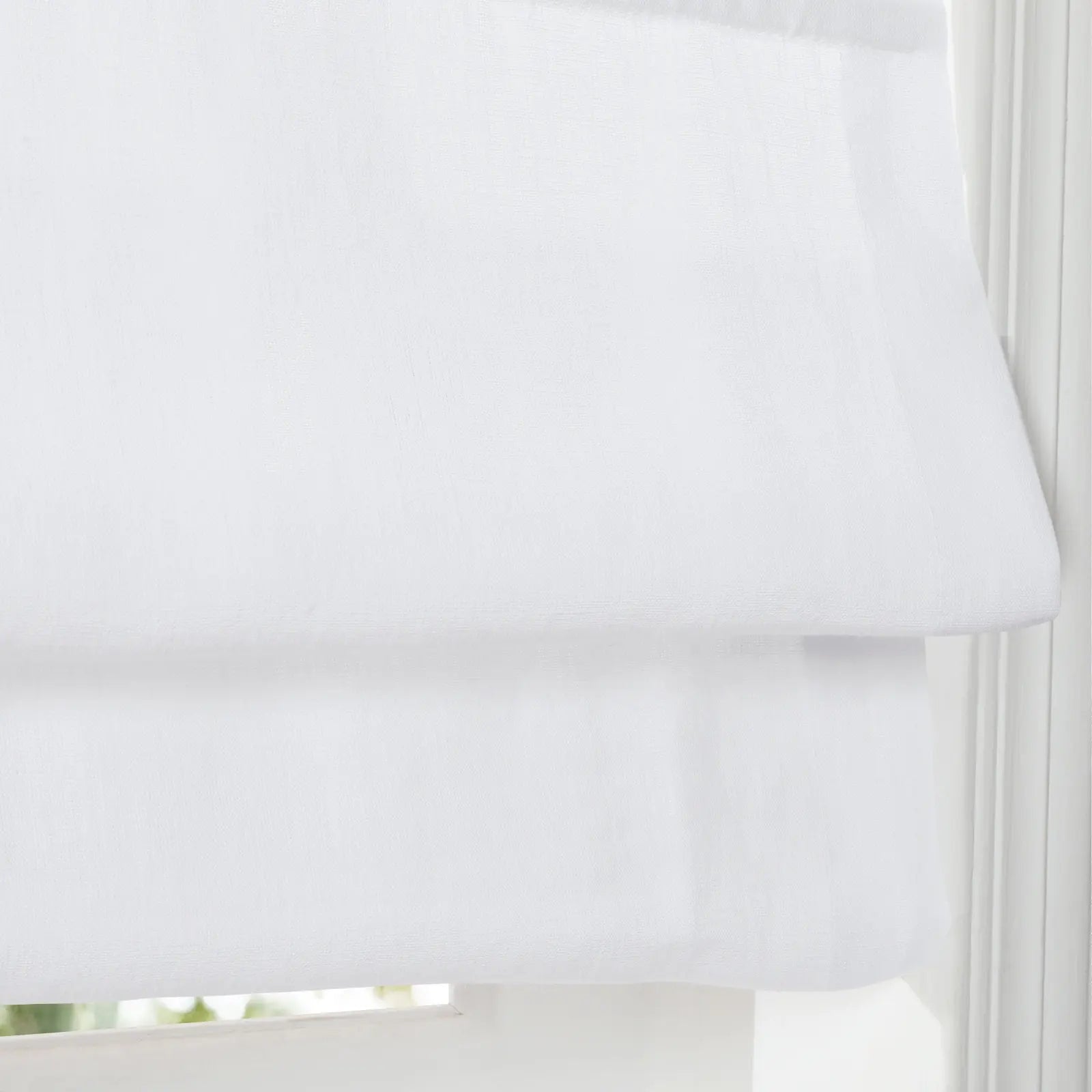 Premium Belgian Linen Cordless Roman Shades - Blackout Window Treatments for Bedroom & Living Room - Plus Size Custom Window Coverings