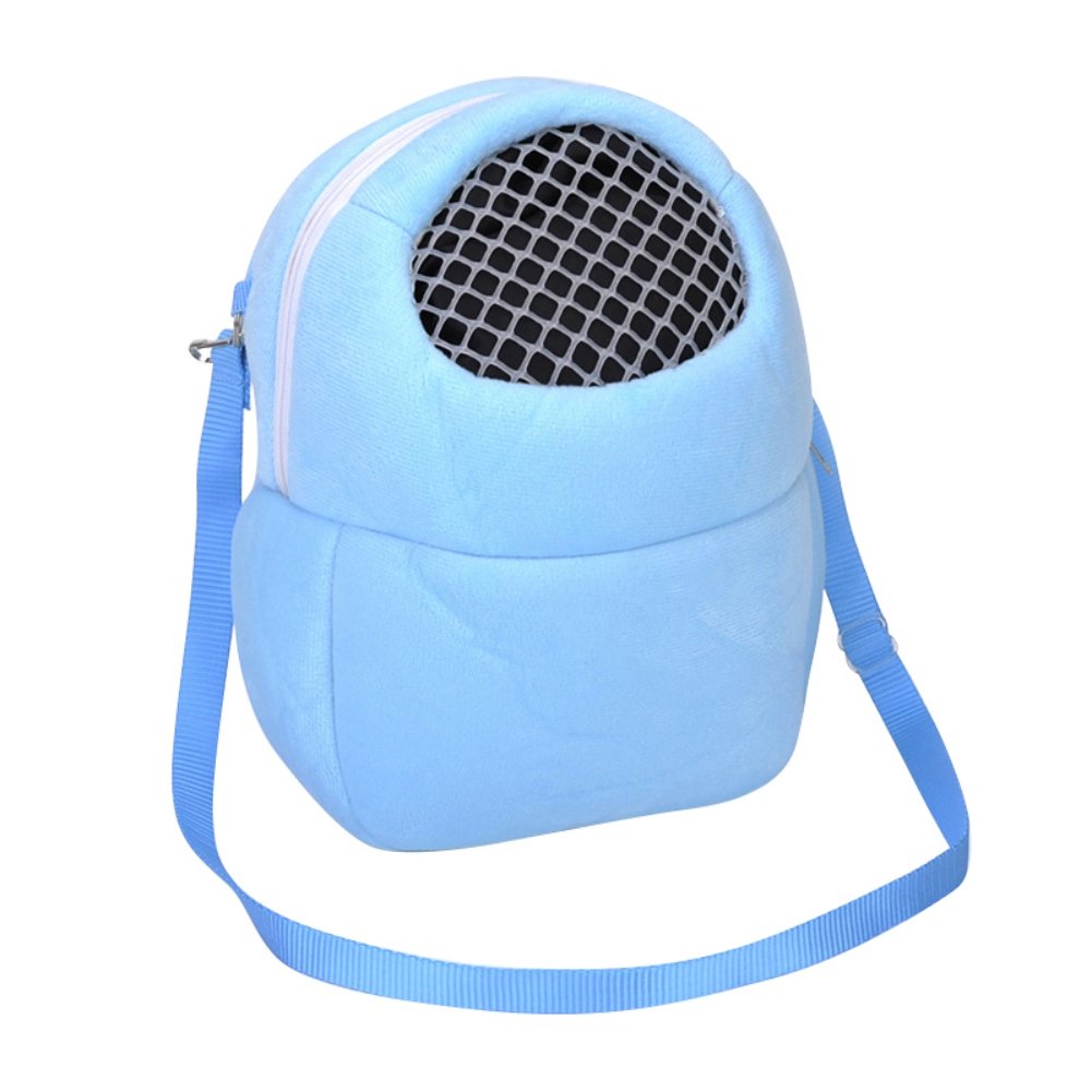 Baywell Small Pet Carrier Bag - Portable & Breathable Travel Carrier with Shoulder Strap for Hamsters, Chinchillas, Guinea Pigs & Squirrels - Perfect for Vet Visits, Outdoor Adventures & Air Travel
