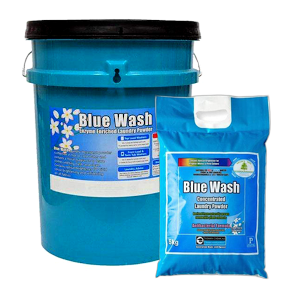 Tasman Chemicals Blue Wash Antibacterial Laundry Powder - Biodegradable & Eco-Friendly Detergent for Clothes, Sheets & Towels | Perfect for Sensitive Skin & Sustainable Cleaning