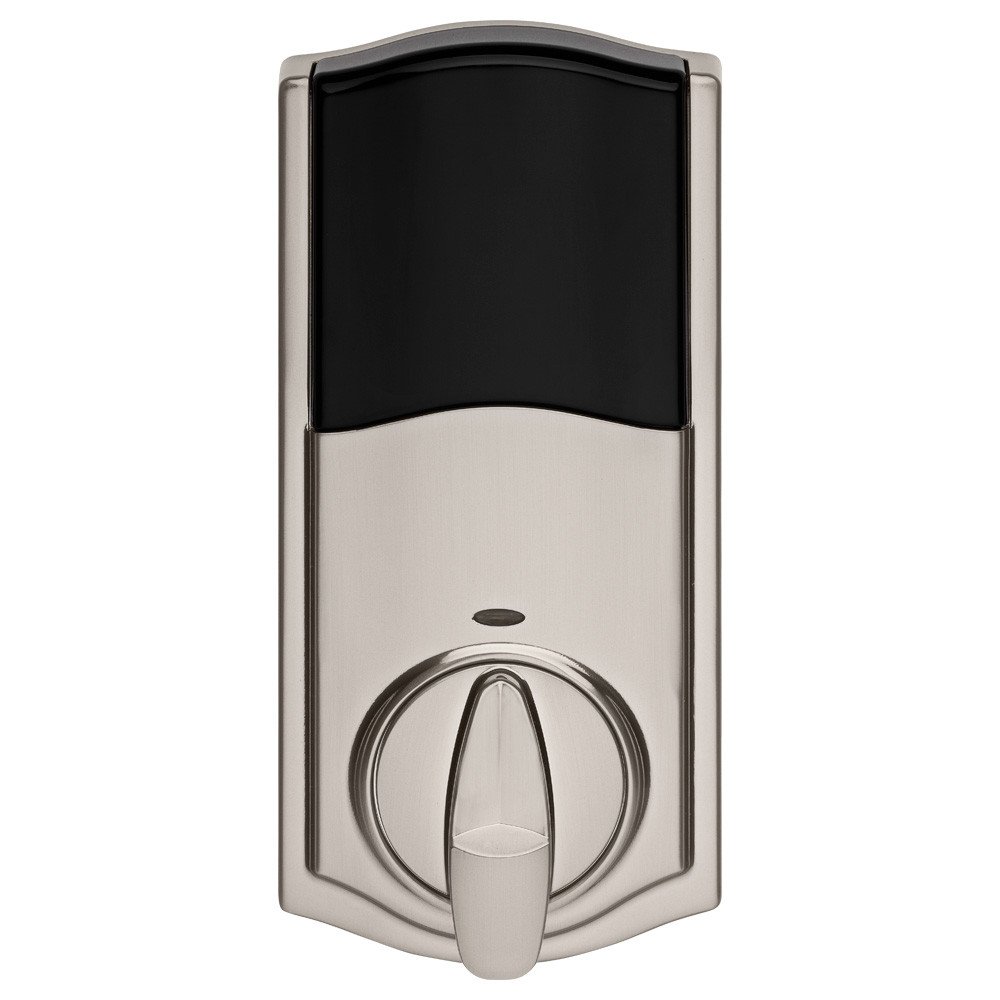 Kwikset 99140-023 SmartCode 914 Traditional Smart Lock - Keypad Electronic Deadbolt with SmartKey Security & Z-Wave Plus Technology in Satin Nickel Finish | Secure Your Home, Office or Rental Property with Keyless Entry & Remote Access