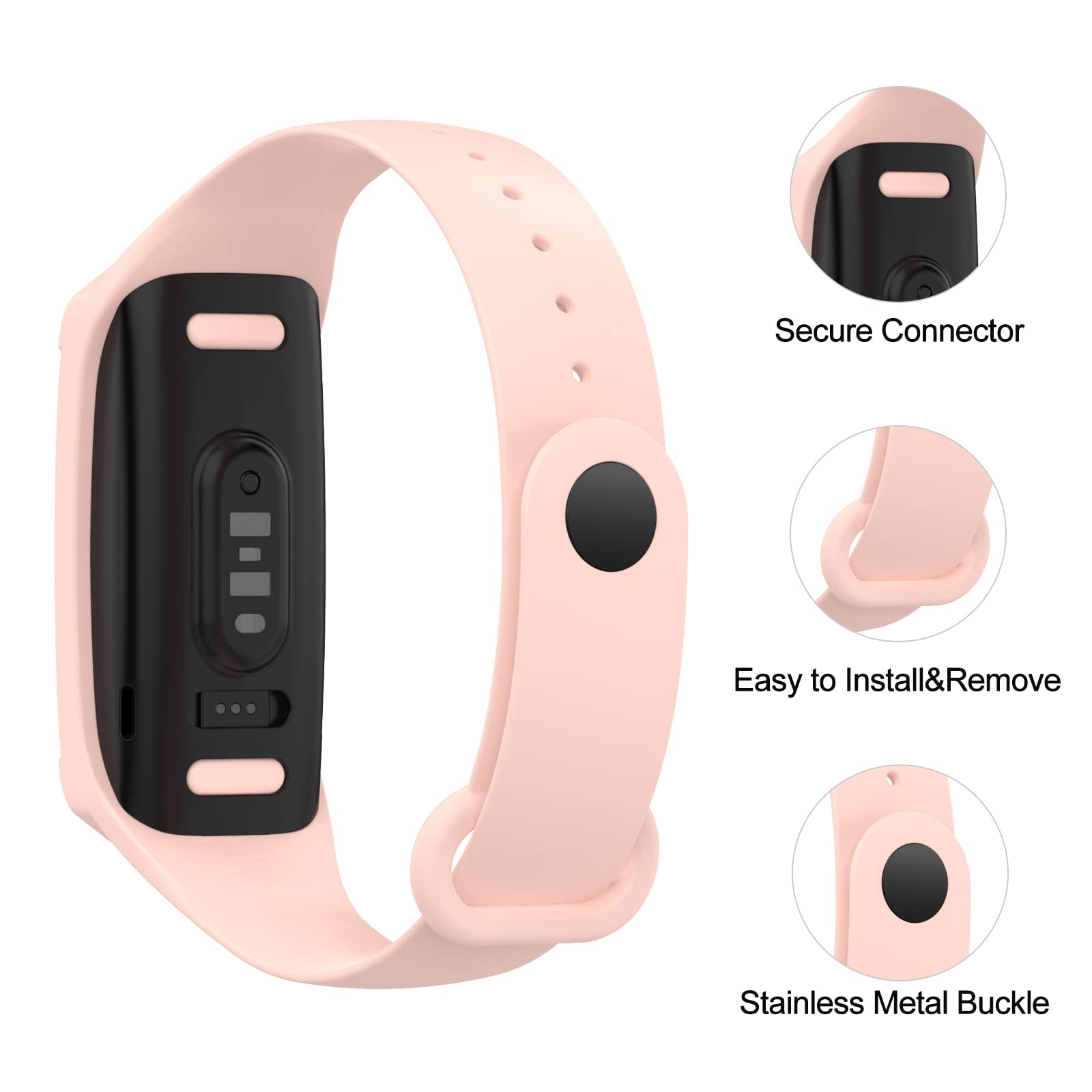 BabyValley Soft Sport Adjustable Replacement Bands for Amazon Halo View Fitness Tracker - Comfortable Wristbands Compatible with Halo View - Perfect for Workouts, Running & Daily Activity Tracking