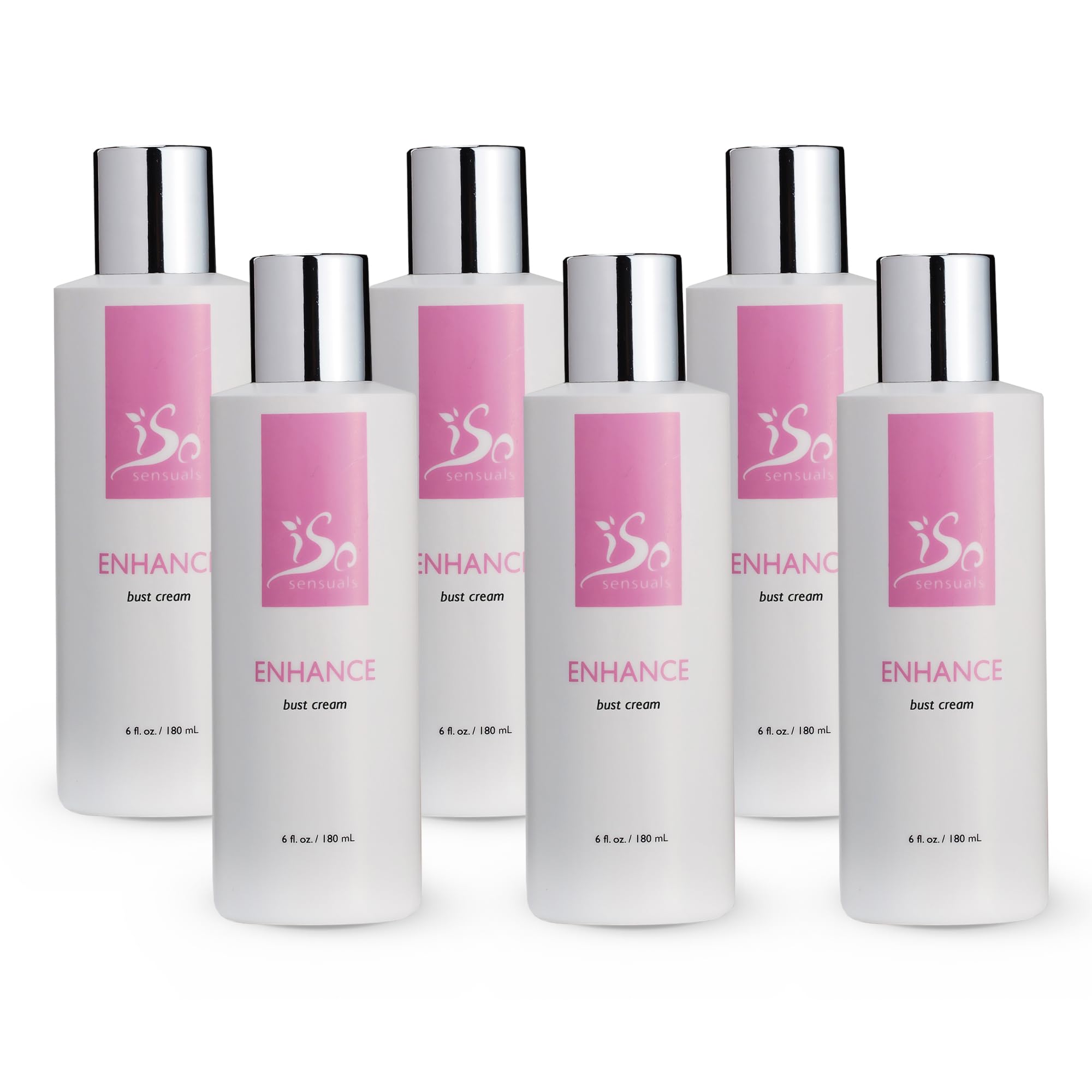 ENHANCE Breast Enlargement Cream - 6 Bottles Natural Enhancement for Fuller & Firmer Bust | Perfect for Daily Massage & Nighttime Care