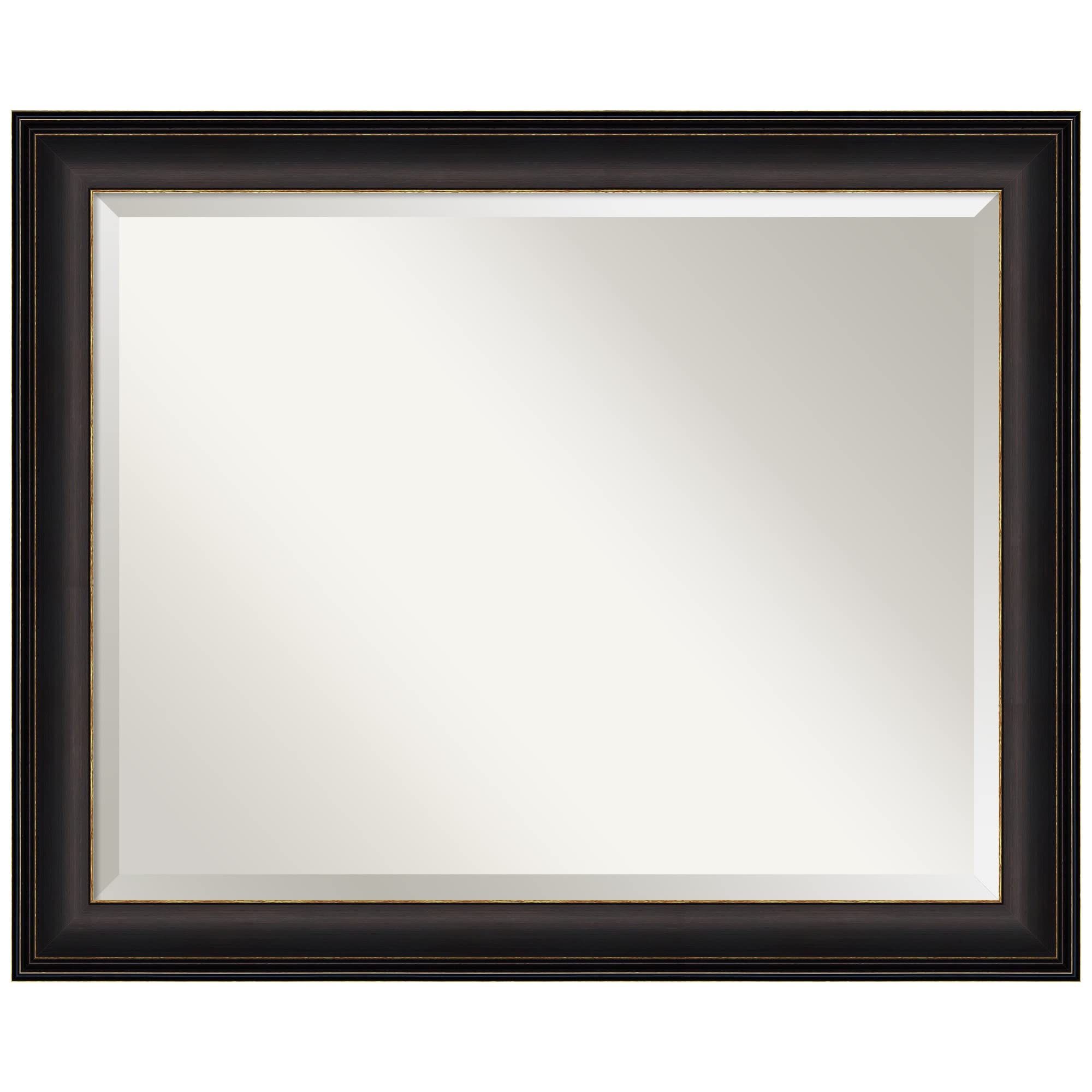 Amanti Art Bronze Wall Mirror 27x33 Inch Trio Set - Oil Rubbed Bronze Rectangle Bathroom & Living Room Mirror - Large Traditional Frame with Beveled Edge - Hangs Horizontally or Vertically - Perfect for Wall Decor, Bathroom Vanity & Entryway Elegance