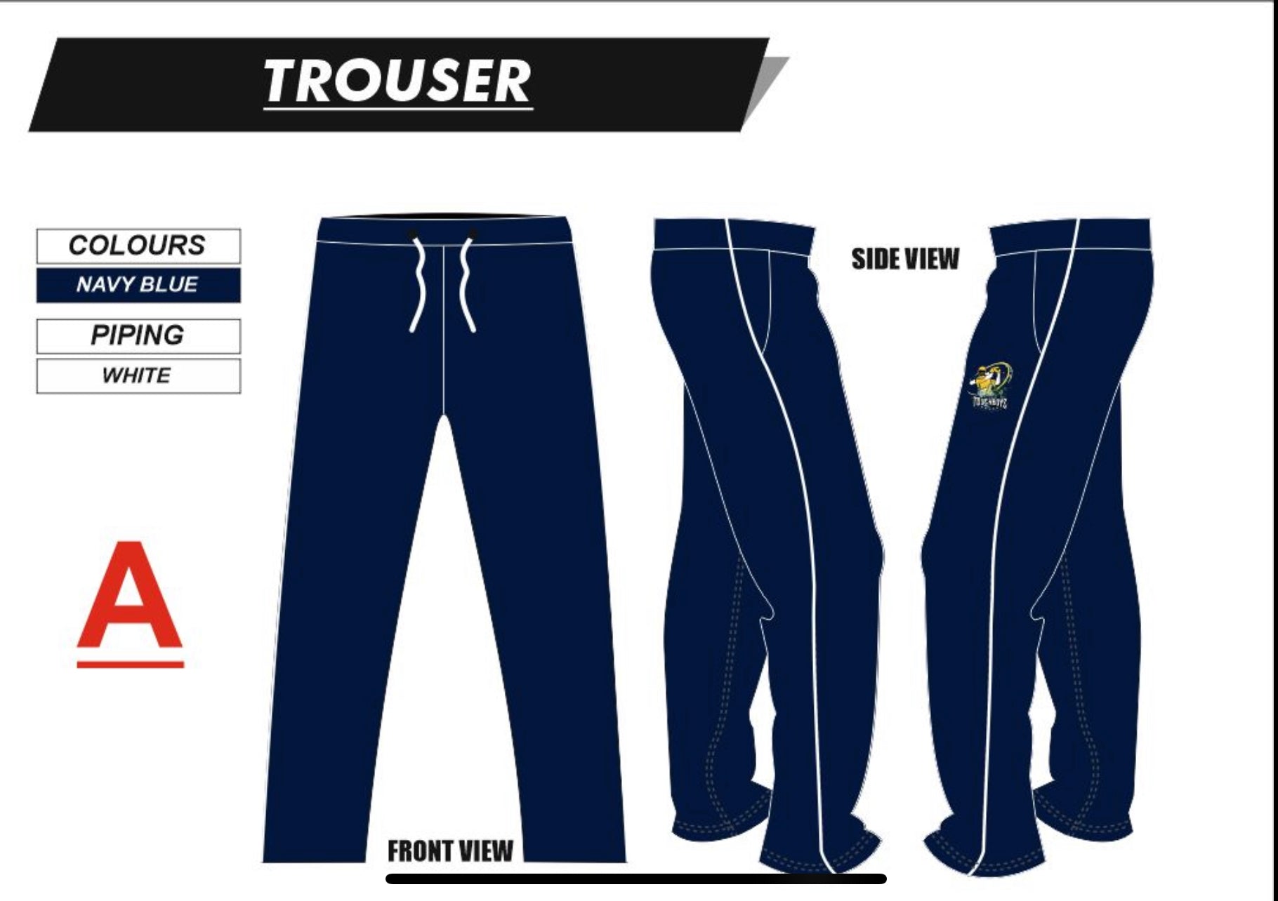 Custom Cricket Sublimation Trousers - Breathable Performance Pants for Sports & Training - Perfect for Cricket, Baseball, and Outdoor Activities