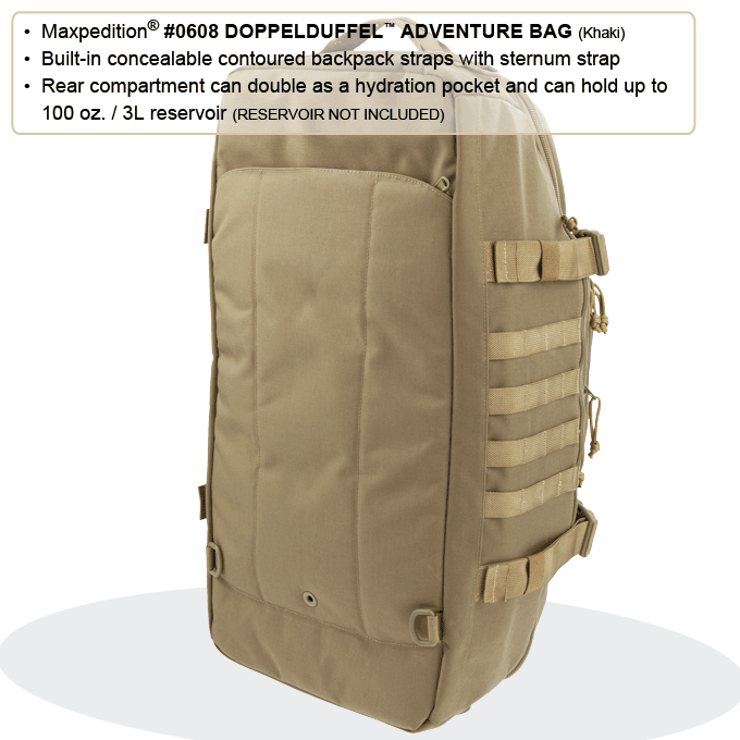Doppelduffel 57L Adventure Duffle Bag - Waterproof Travel Duffel for Camping, Hiking & Outdoor Gear Storage | Perfect for Weekend Trips & Sports Equipment