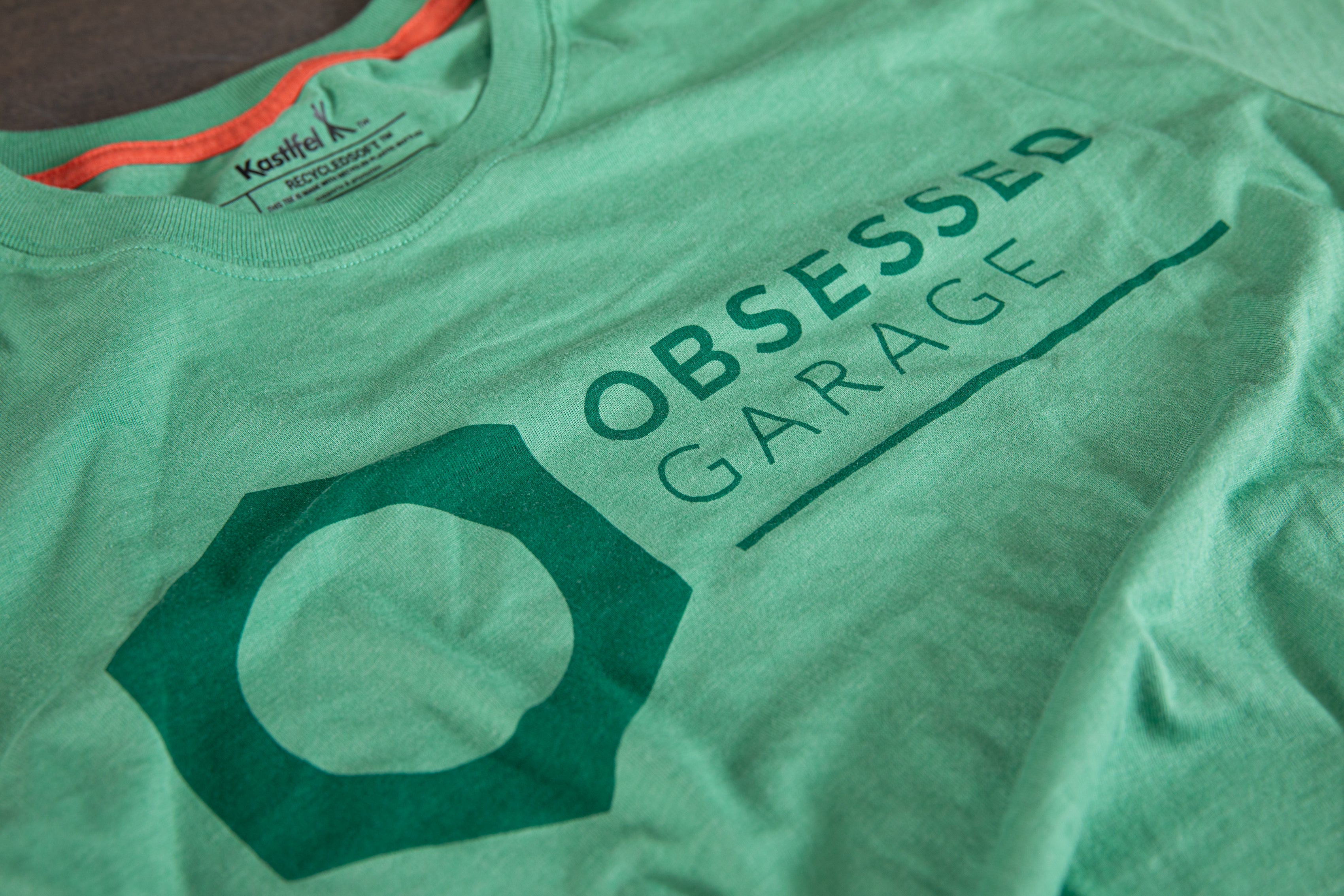 Obsessed Garage Modern Logo T-Shirt - Stylish & Comfortable Cotton Tee for Car Enthusiasts & Casual Wear
