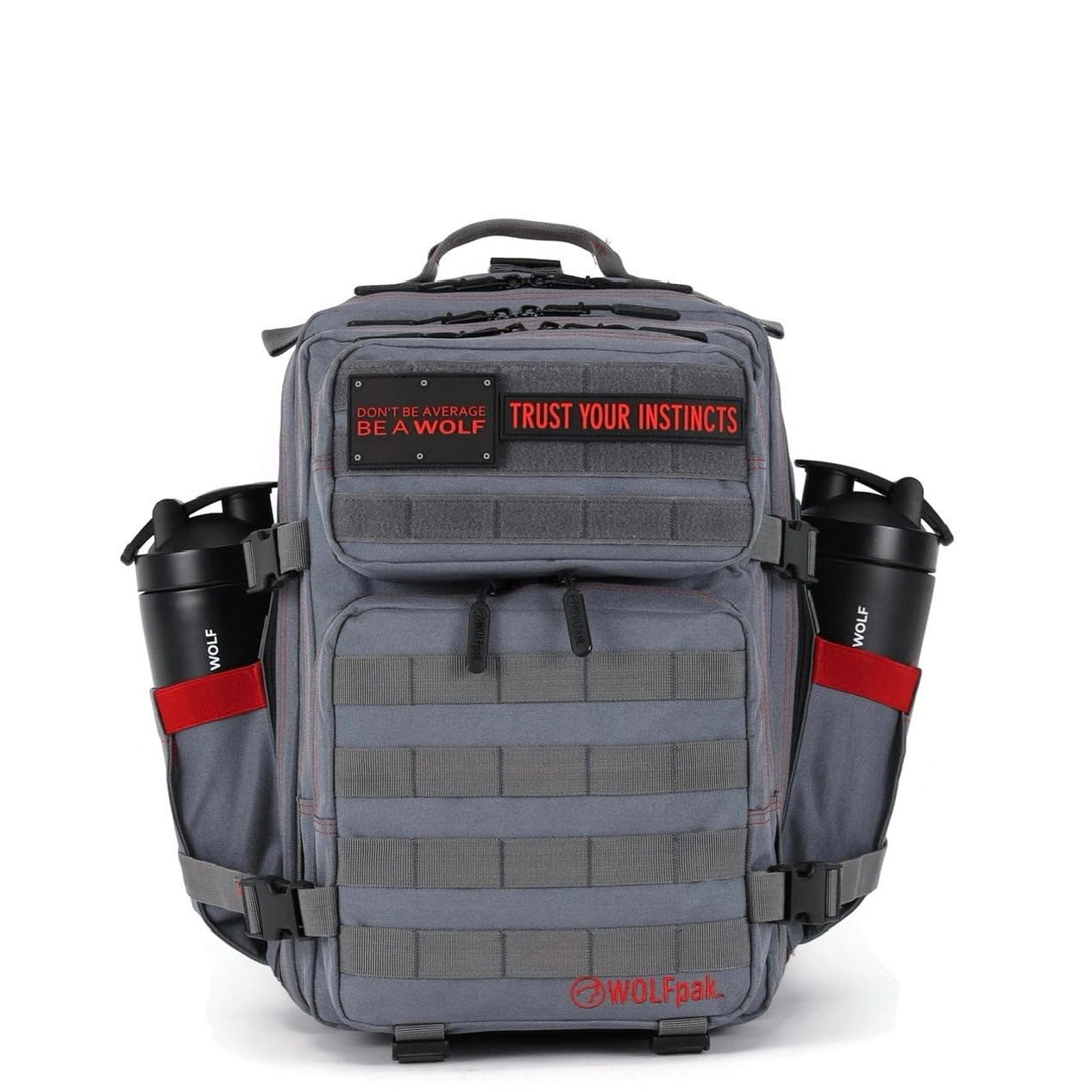 WOLFpak 25L Durable Hiking Backpack - Anvil Gray Water-Resistant Daypack for Outdoor Adventures, Travel & Work Commute