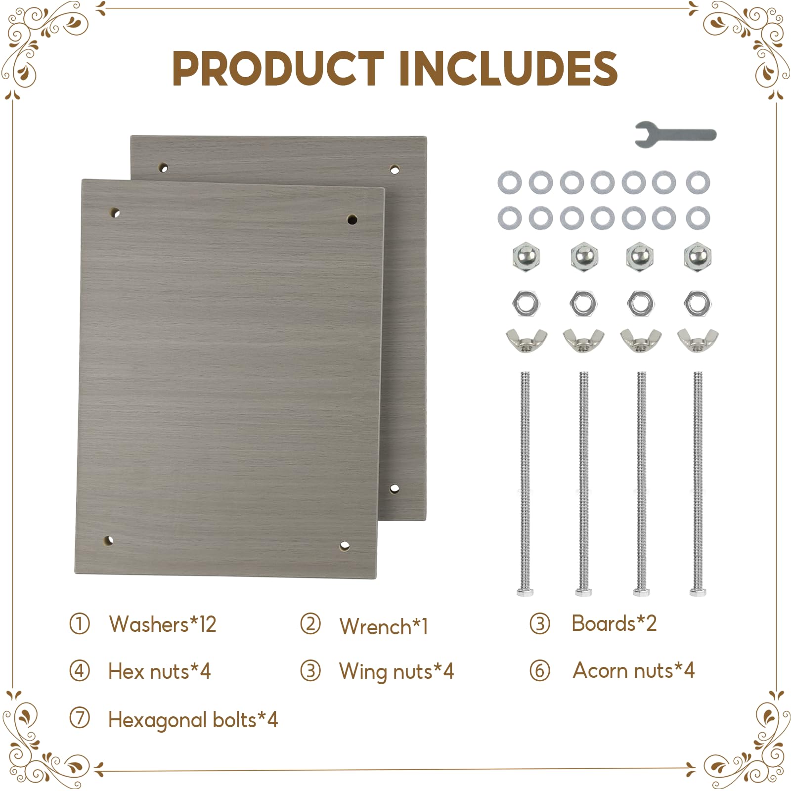 Professional Book Press & Flower Press Kit - 11.8 x 9.1 Inch Bookbinding Tool for DIY Scrapbooking, Herb Drying, and Craft Projects - Perfect for Artists, Book Lovers & Botanical Enthusiasts