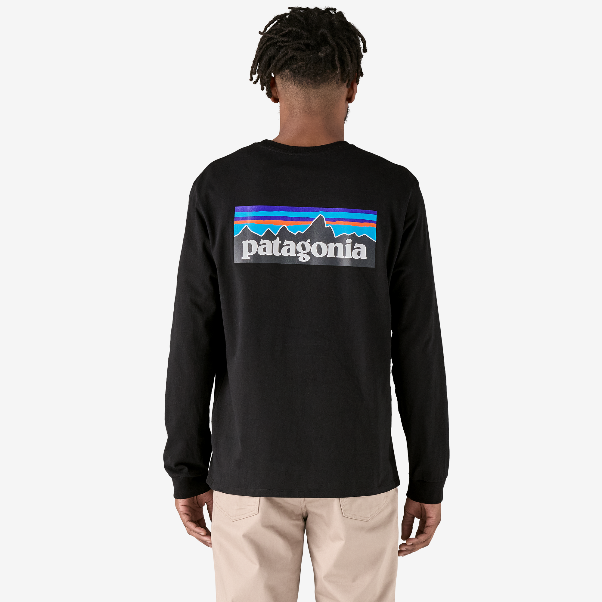Men's Long Sleeve P6 Logo Responsibility Tee® - Comfortable Cotton Crewneck Shirt for Casual Wear & Everyday Outfits
