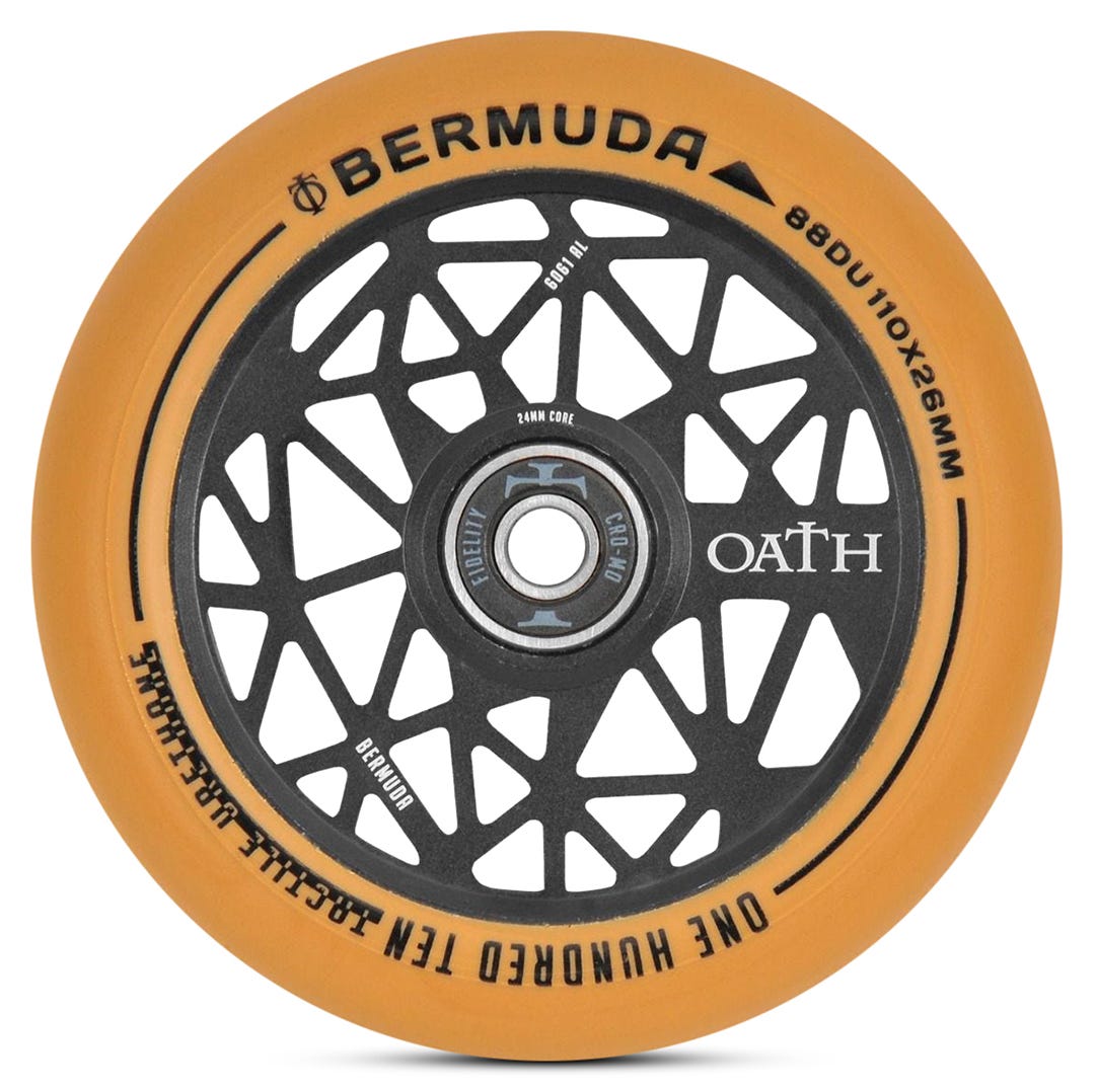 Oath Bermuda 120mm Skateboard Wheels - High Performance for Cruising, Longboarding & Street Skating