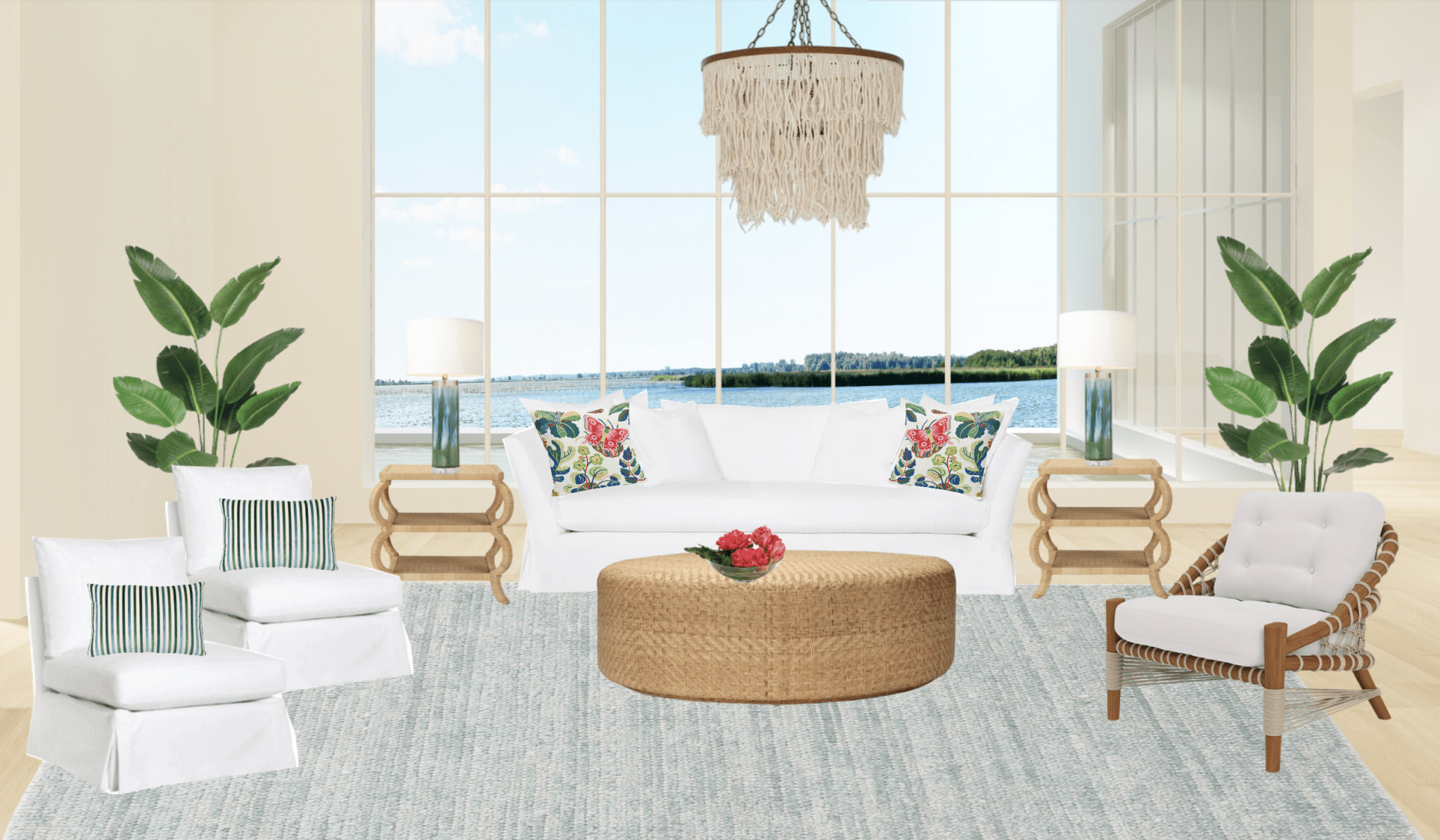 Summer Escape Living Room Furniture Set - 25% Off Sale - Perfect for Home Decor & Outdoor Patio Relaxation