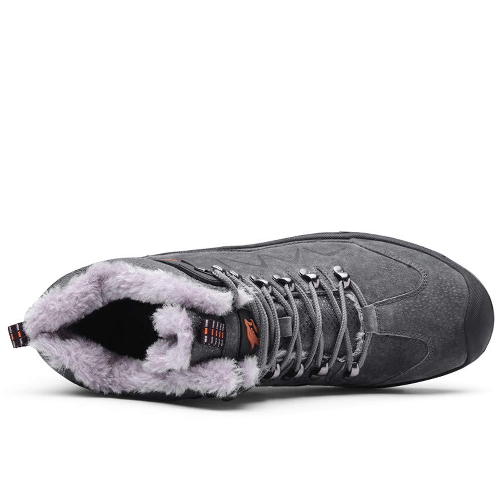 Men's High Top Sneakers Winter Warm Hiking Boots - Waterproof Ankle Boots for Climbing & Outdoor Adventures - Perfect for Hiking, Camping & Winter Sports