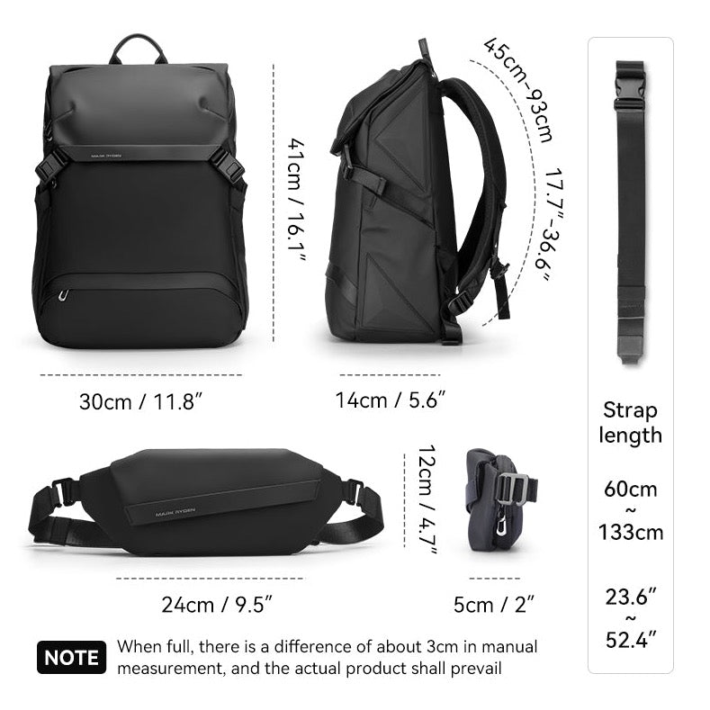Voyage Pro Travel Backpack - Lightweight Durable Carry-On Backpack for Men & Women - Perfect for Airplane, Hiking, Business Trips & Daily Commute