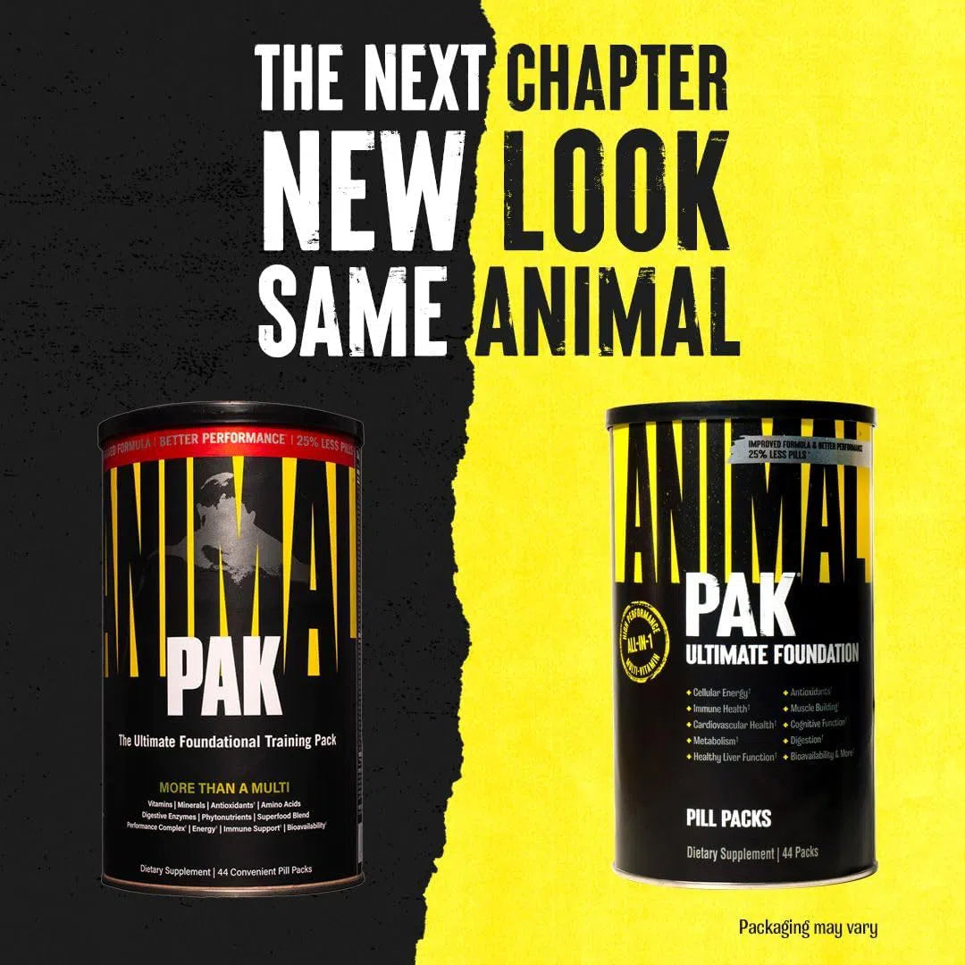Animal Pak Multivitamin for Athletes & Bodybuilders - Ultimate Performance & Recovery Supplement for Gym, Fitness & Bodybuilding Training
