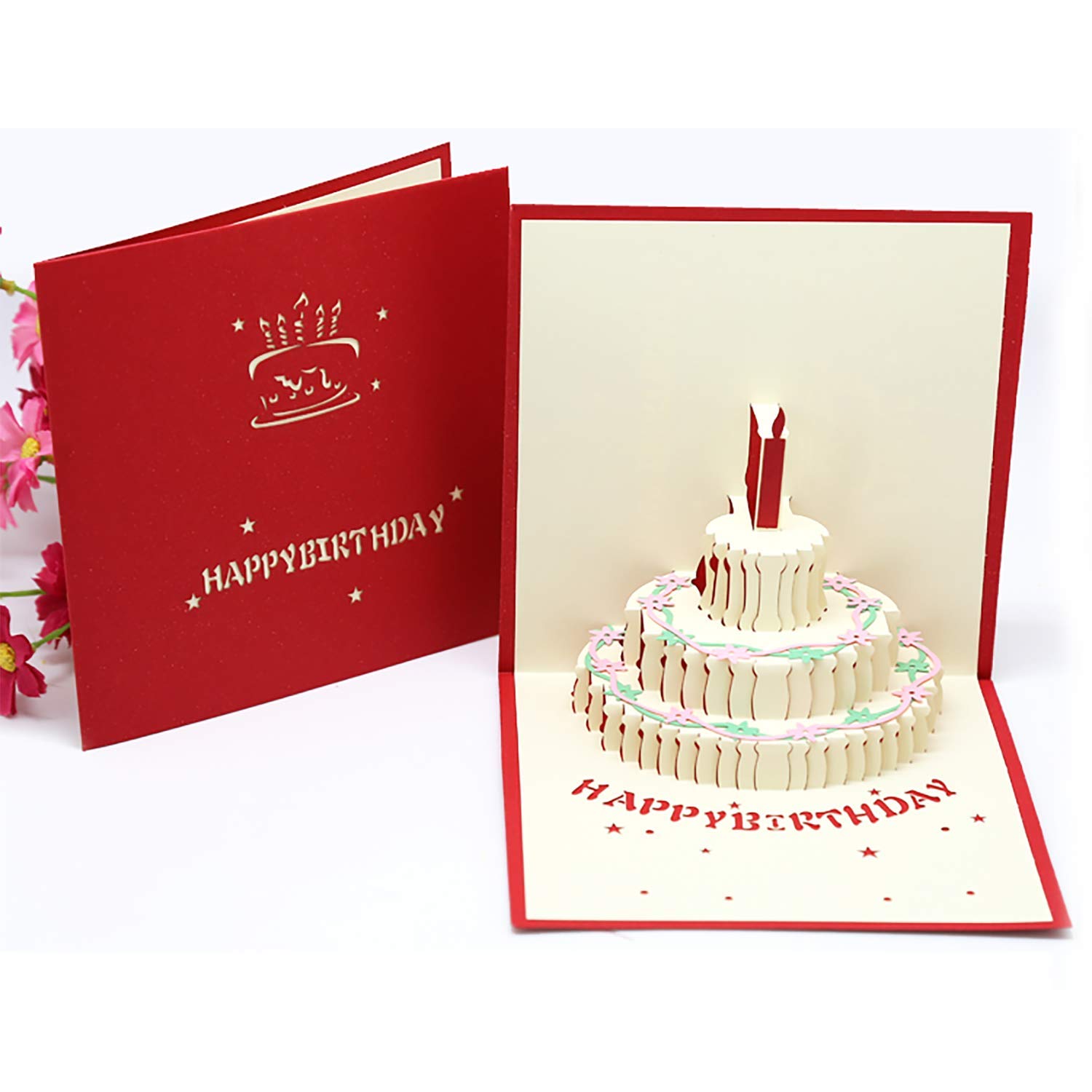 3D Pop Up Birthday Cards - Unique Handmade Greeting Cards for Women, Wife, Men & Boys | Perfect for Anniversary, Valentine's Day & Special Occasion Gifts