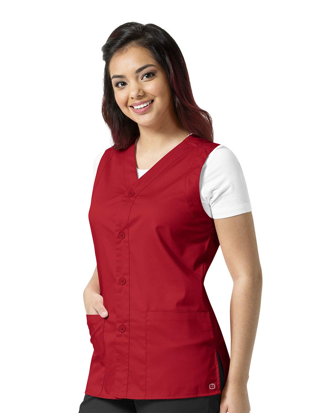 WonderWink Women's Work Vest - Comfortable & Durable for Nursing, Medical, and Healthcare Professionals - Perfect for Hospitals, Clinics, and Lab Work