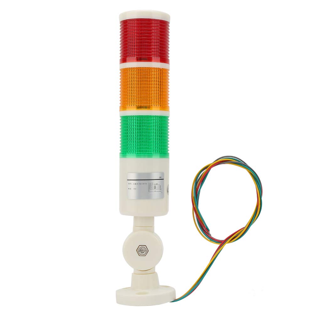 Multilayer LED Warning Light - Low Power Consumption for Workshop & Construction Site - Safety Alert Beacon for Hazard Zones & Emergency Signaling