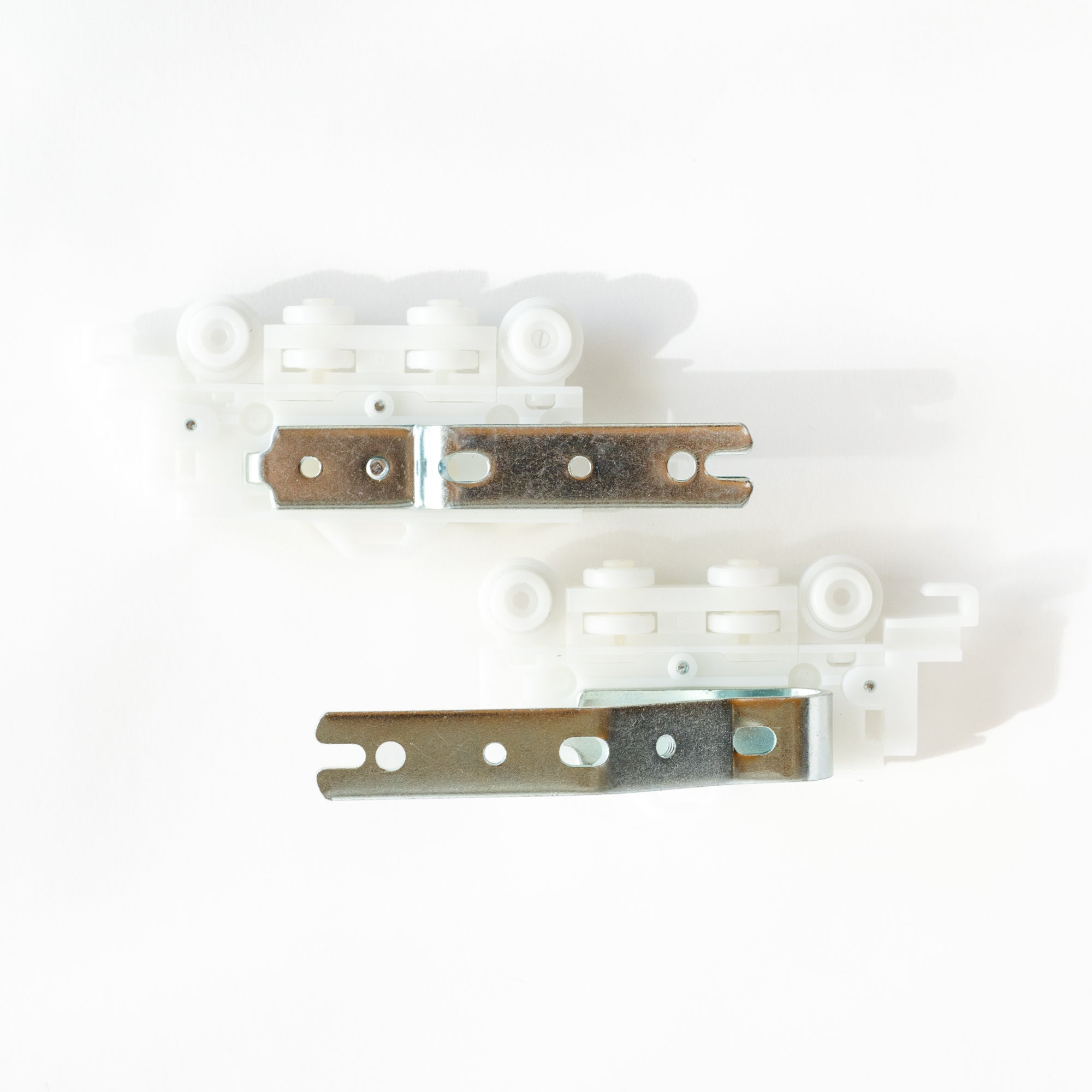 Channel Track Overlap Carrier Set - Heavy Duty Sliding Door Hardware for Smooth Operation - Perfect for Closet Doors, Room Dividers & Barn Doors