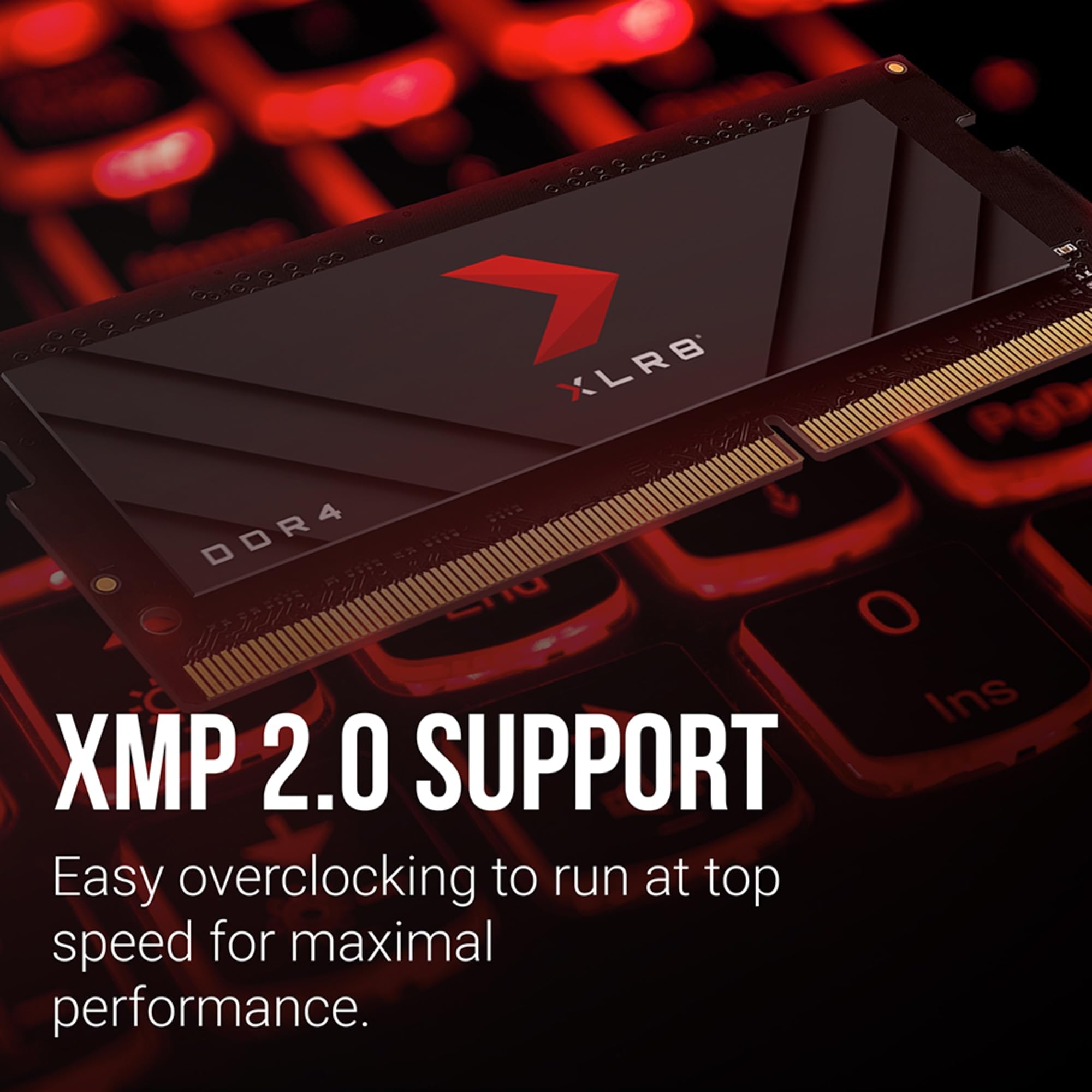 PNY XLR8 Gaming 16GB DDR4 3200MHz SODIMM Laptop Memory - High Performance RAM for Notebooks, Gaming, and Productivity (PC4-25600, CL20, 1.2V) - Perfect for Gaming Laptops, Content Creation, and Multitasking