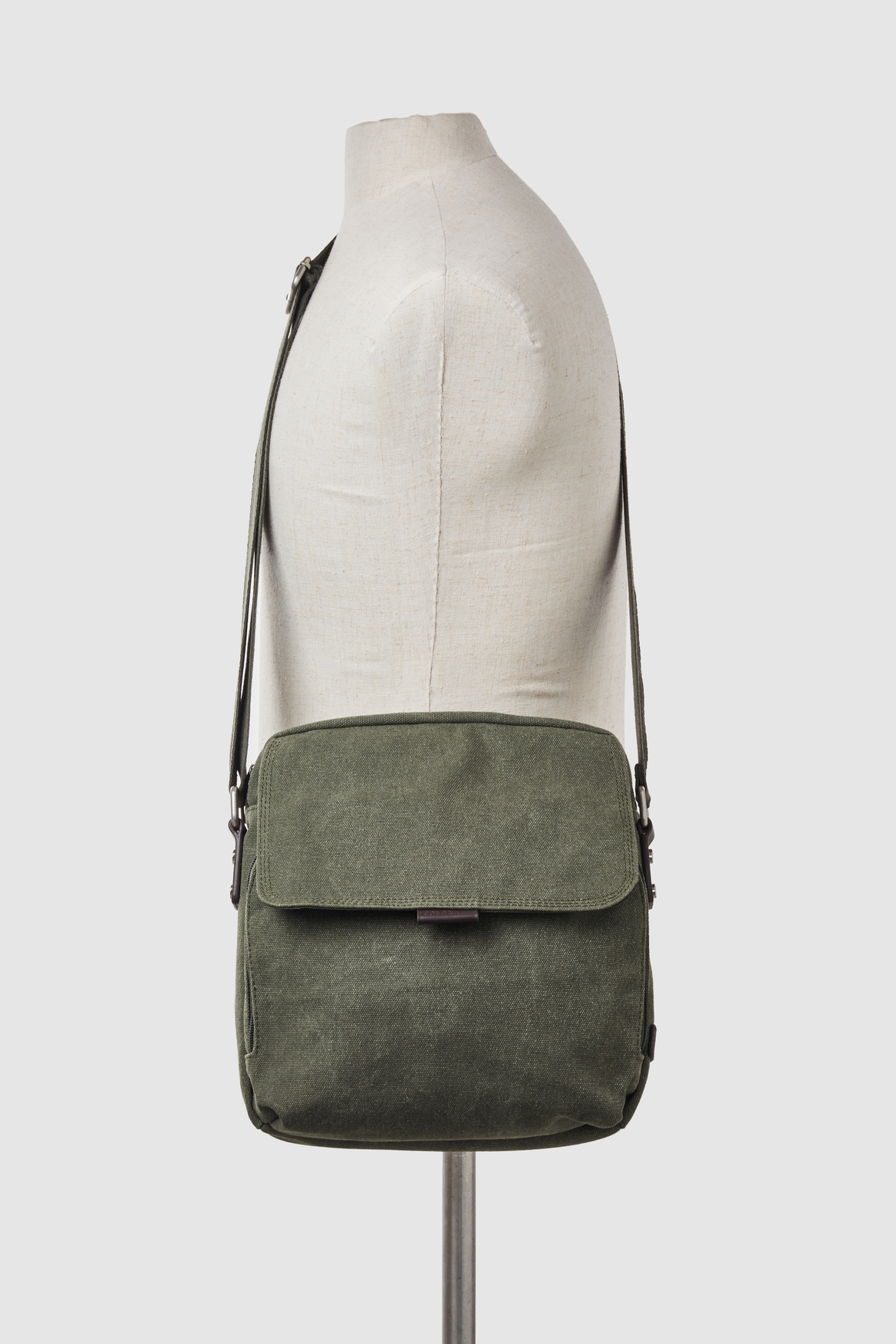 Stylish Blake Canvas & Leather Trim City Bag - Fashionable Crossbody Purse for Women | Perfect for Work, Travel & Everyday Use