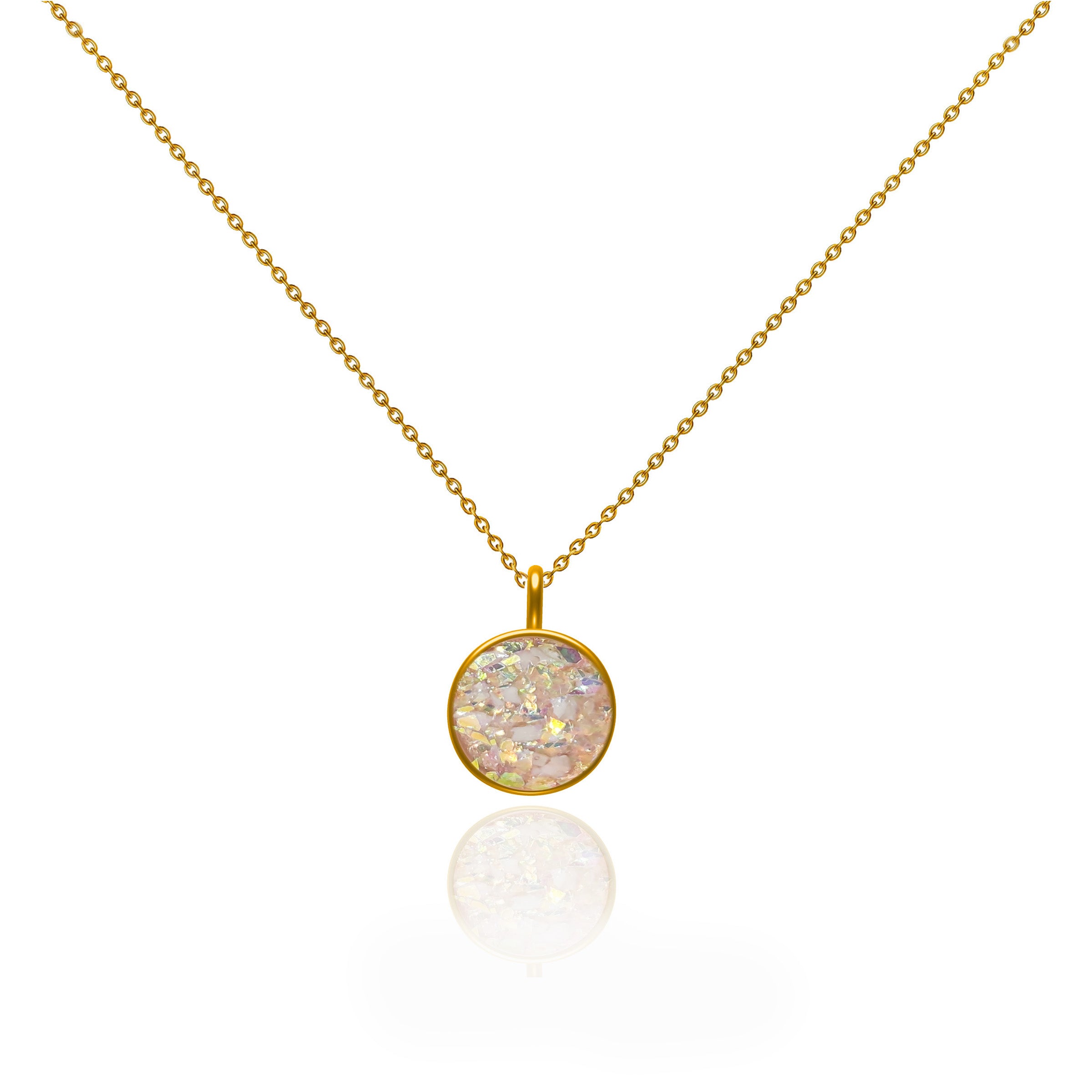 Life Circle Memorial Ashes Necklace for Loved Ones - Cremation Jewelry Keepsake for Ashes - Perfect for Remembrance, Funerals & Special Occasions