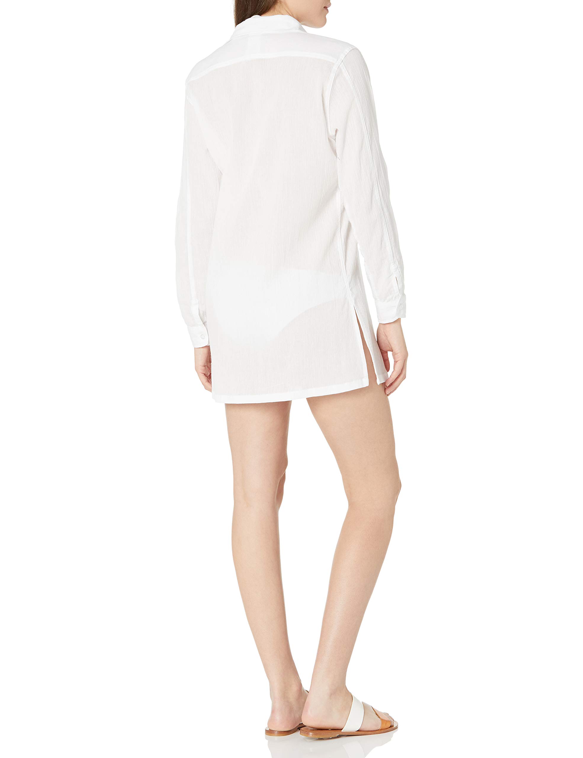 Stylish Camp Shirt Swimsuit Cover Up - Lightweight Beachwear for Women - Perfect for Poolside, Vacation & Summer Outfits