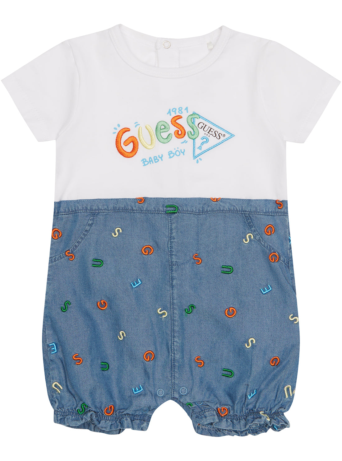 Blue Mixed Fabric Shortie Pajamas for Women - Soft & Comfortable Sleepwear Set (Size 2-7) - Perfect for Lounging, Sleeping & Relaxing at Home