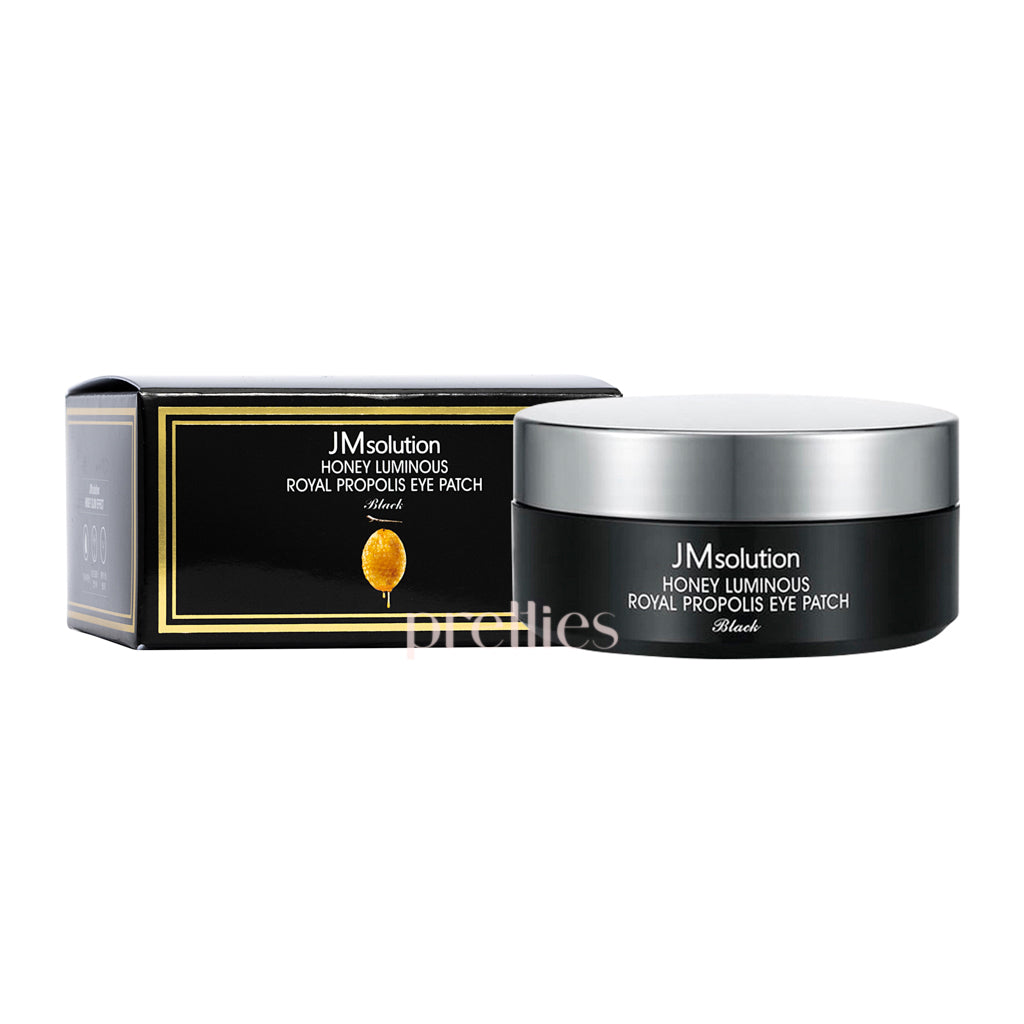 JM Solution Honey Luminous Royal Propolis Eye Patch 60pcs - Hydrating Under Eye Mask for Dark Circles & Puffiness - Perfect for Skincare Routine & Travel