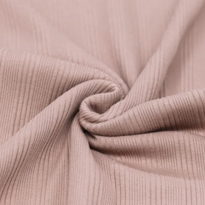 Stylish Irregular Rib Knit Sweater in Pink - Perfect for Casual Outfits and Layering in Fall & Winter