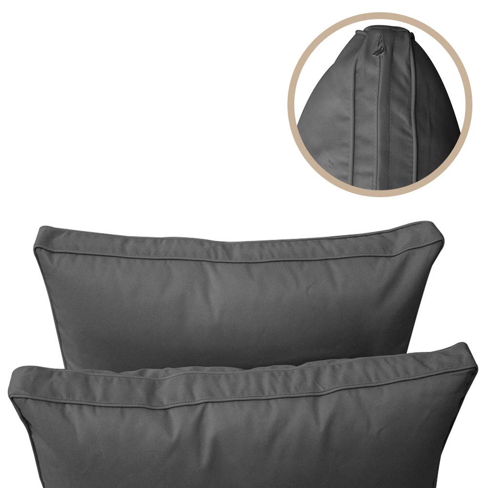 5-Piece Outdoor Daybed Cushion Set with Bolster Pillows - Crib Size AD003 | Waterproof & Comfortable for Patio, Poolside, Garden Lounge