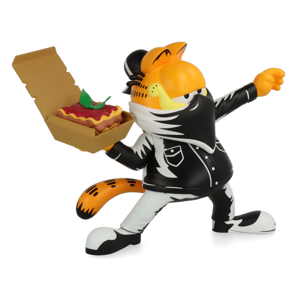 Garfield Lasagna Bomber Jacket by Ndikol - Fun Cartoon Character Coat for Cosplay, Halloween & Casual Wear