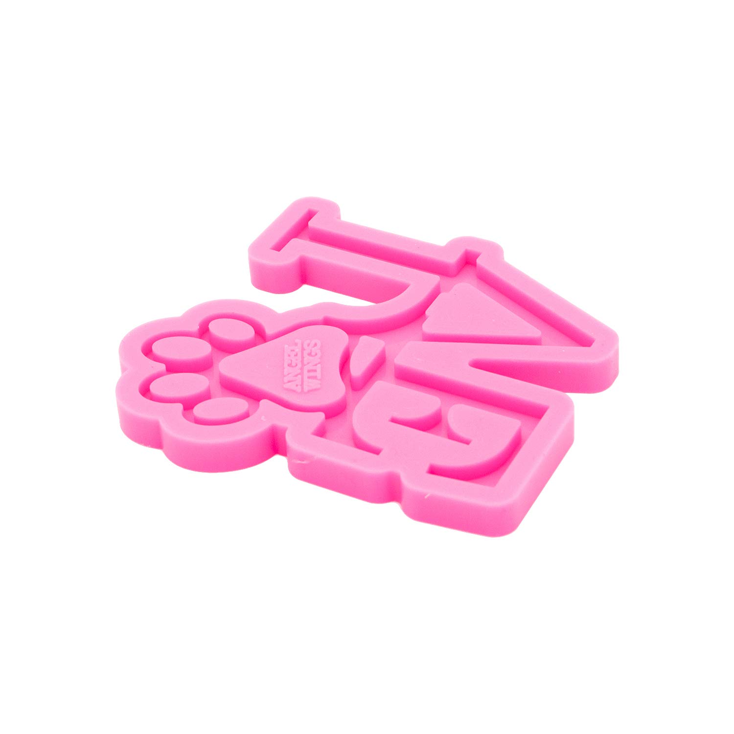 Super Shiny Dog Paw Letter Alphabet Silicone Mold - Resin Casting Keychain & Jewelry Making Mold, Polymer Clay Mold for DIY Crafts - Perfect for Home Decoration & Gift Making (Pet Lover Gift Idea)