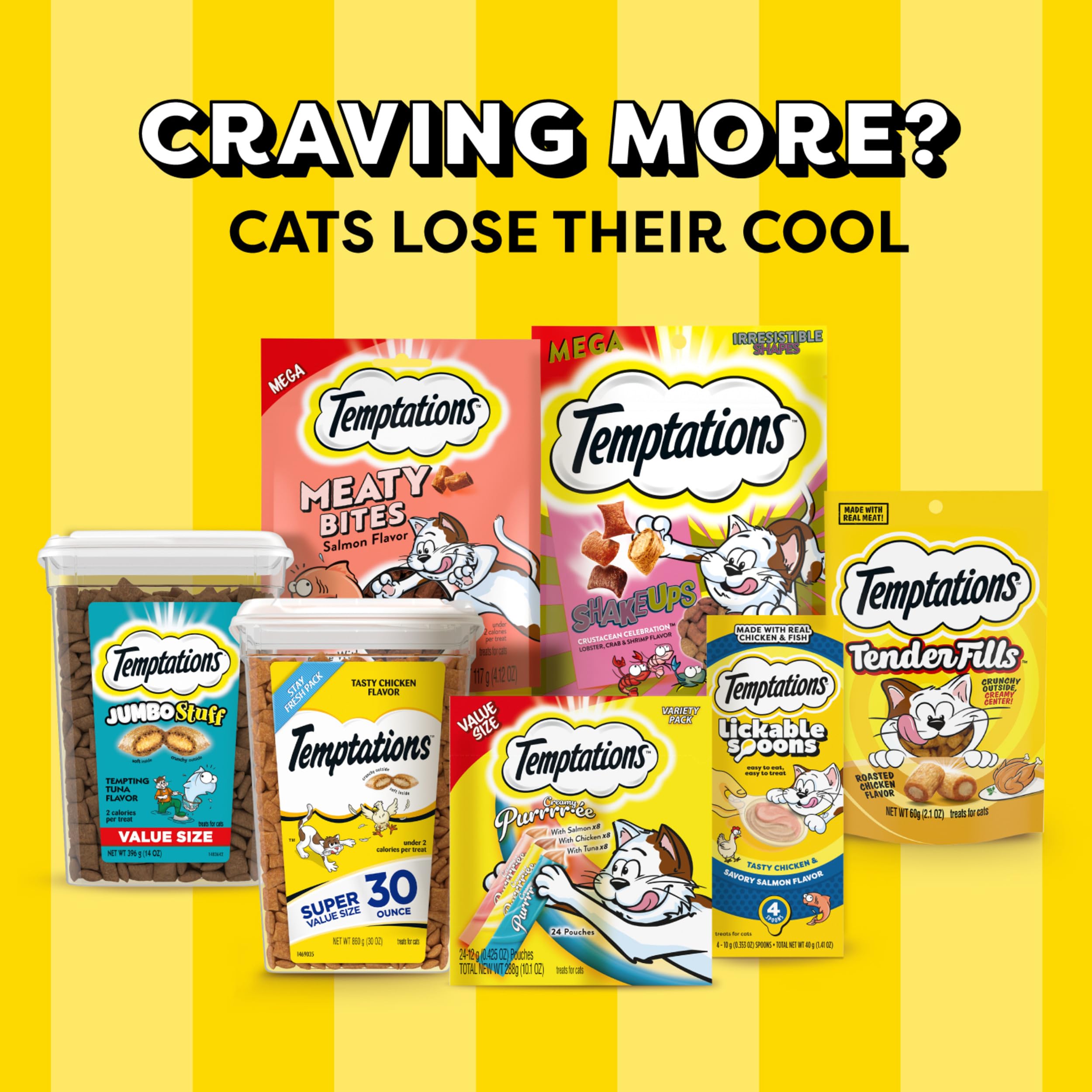 Temptations Meaty Bites Soft & Savory Cat Treats - Tuna Flavor (4.12oz Pouch) | Delicious Reward for Indoor Cats | Perfect for Training & Bonding
