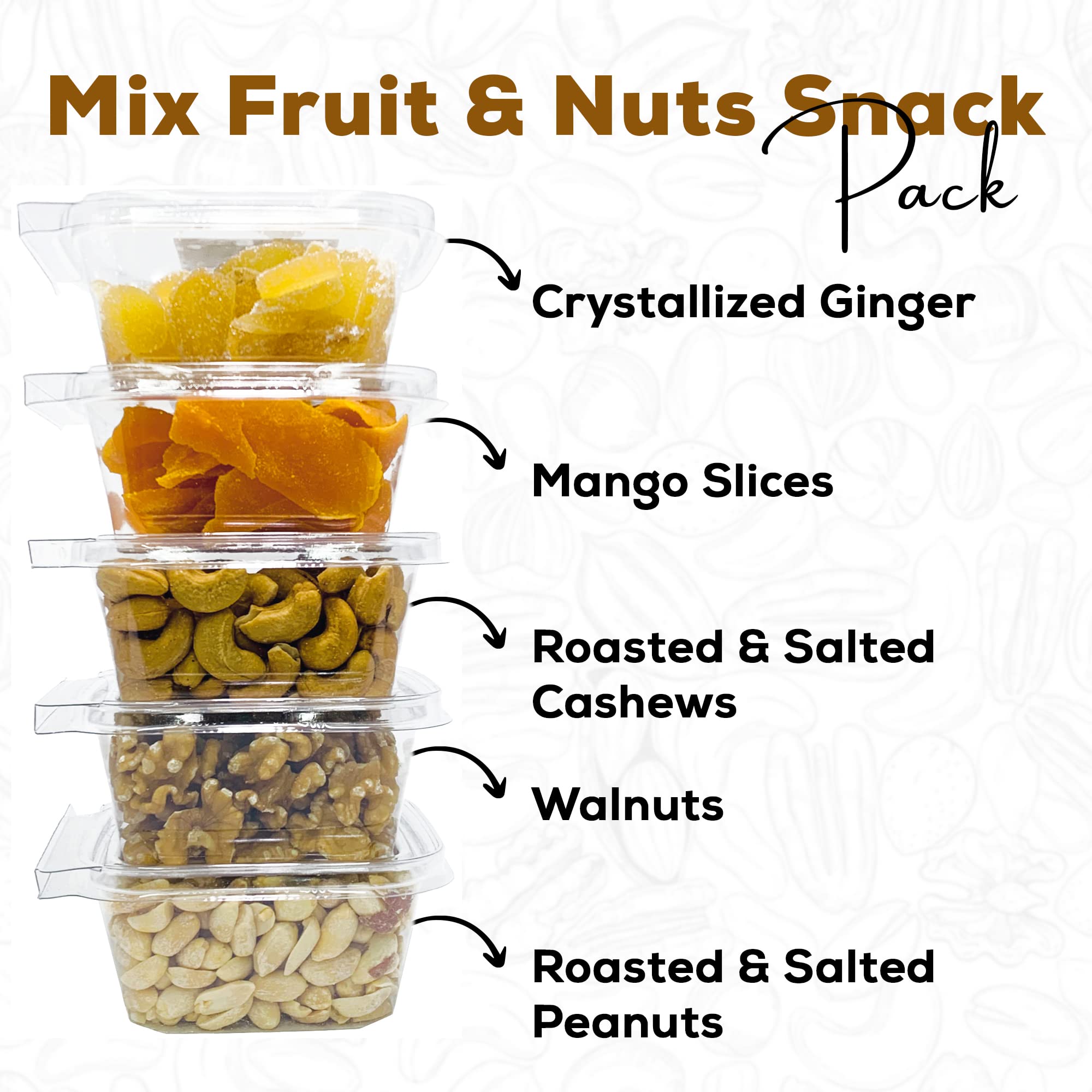 NY SPICE SHOP Premium Mixed Fruits & Nuts Gift Pack - Healthy Dried Fruit & Nut Assortment - Vegan Trail Mix Snack Box - Holiday Gift Basket for Christmas & Birthdays - Perfect for Office Snacks, Hiking & Travel - Pack of 2