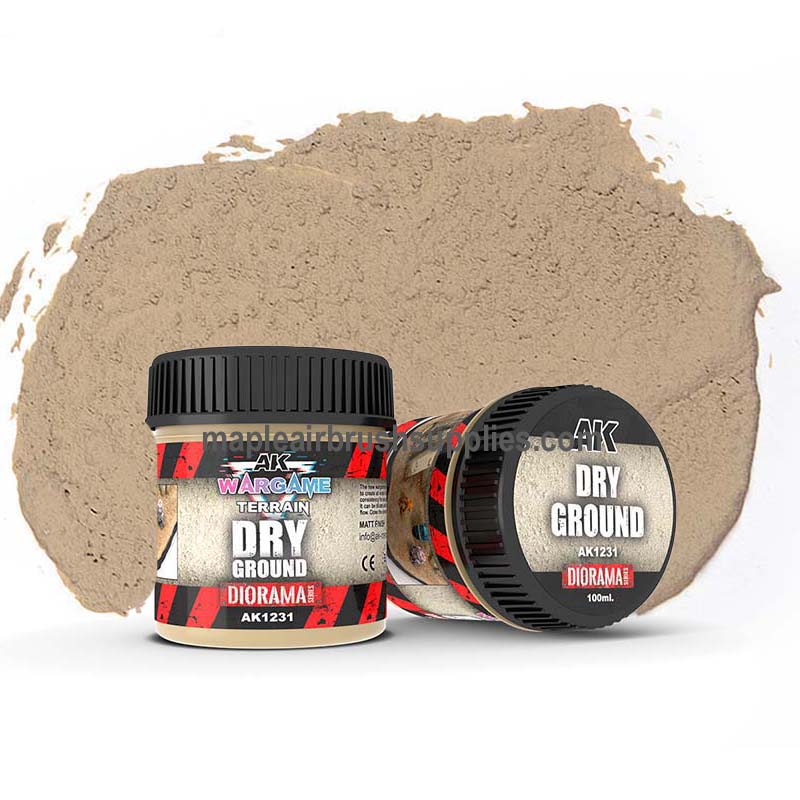 AK Dry Ground Battle Terrain - Realistic Military Training & Wargaming Scenery for Tabletop Games & Dioramas