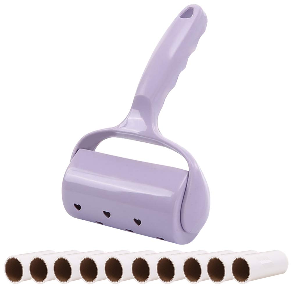 JRTPK Sticky Lint Roller for Clothes & Pet Hair - Reusable & Replaceable Adhesive Roller for Dust, Lint & Hair Removal | Perfect for Home, Office, Travel & Pet Grooming