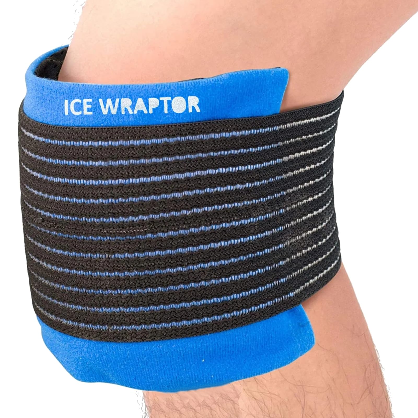 Ice Wraptor Reusable Ice Pack for Knee, Elbow & Joint Pain Relief - Lightweight Cold Therapy Wrap with 2 Gel Packs for Athletes, Runners & Active Lifestyles - Perfect for Post-Workout Recovery, Injury Treatment & Arthritis Pain Management