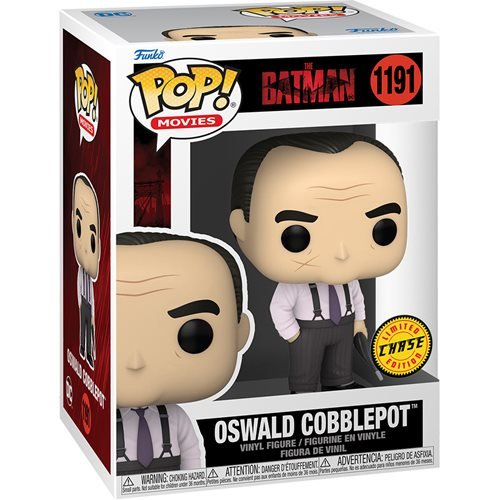 DC Heroes The Batman Movie Pop! Vinyl Figure - Oswald Cobblepot (Chase) [1191] | Funko Pop! Collectible for Batman Fans, Perfect for Display & Gifts