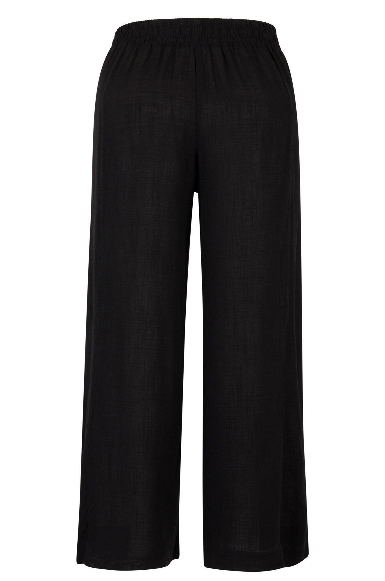 Lightweight Pull-On Pants for Men & Women - Comfortable Stretch Travel Pants in Black (Style 3307A1) | Perfect for Work, Travel & Lounge Wear