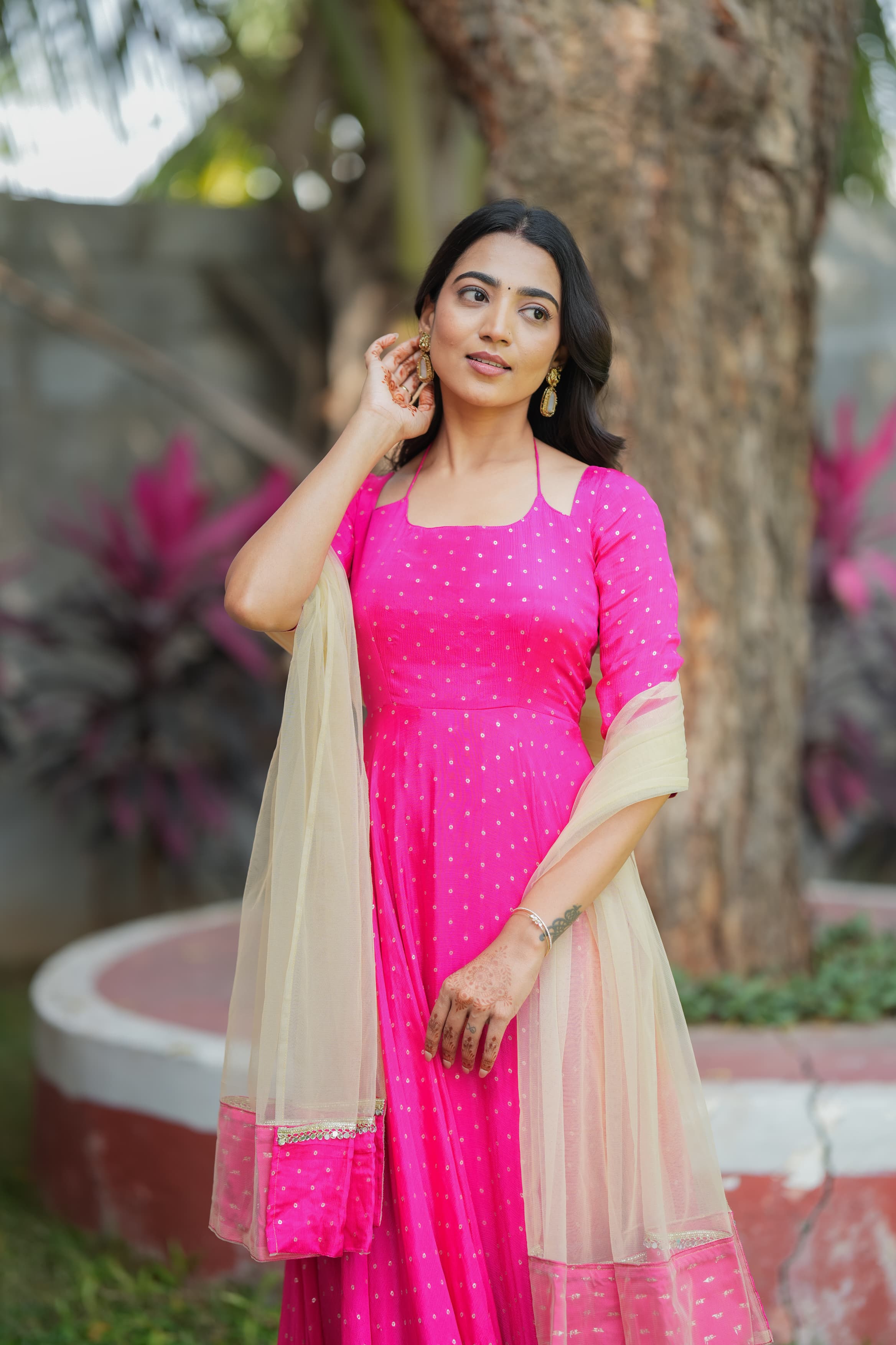 DD634 Designer Anarkali Kurti - Elegant Indian Ethnic Dress for Women | Perfect for Festivals, Weddings & Special Occasions