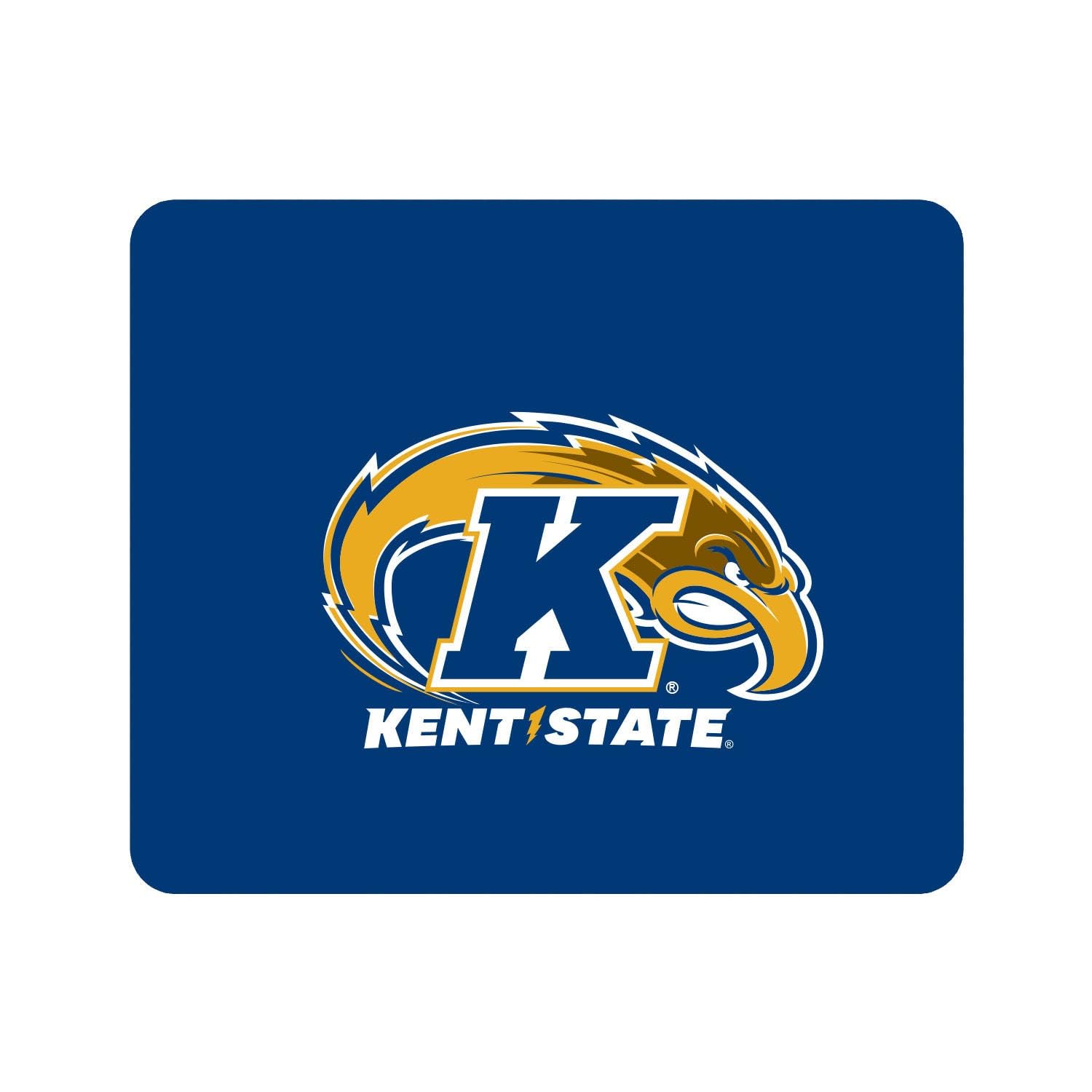 Premium Mouse Pad with Non-Slip Base - Kent State University Classic Blue Fabric Gaming & Office Desk Accessory for Work, School & Home Use