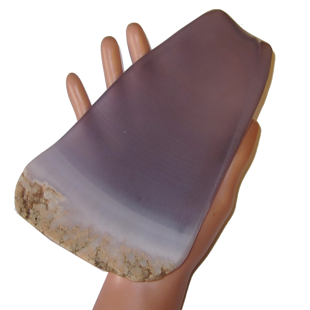Fluorite Purple Polished Stone - Stunning Charging Crystal Plate for Meditation, Reiki & Energy Healing | Natural Gemstone Decor for Home & Office