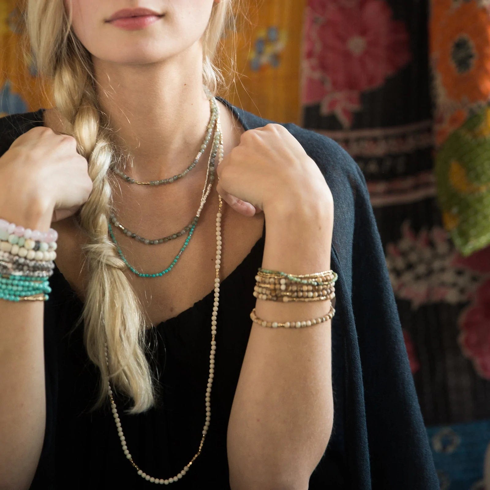 African Turquoise Jasper Wrap Bracelet for Transformation & Healing – Perfect for Meditation, Yoga, and Spiritual Growth