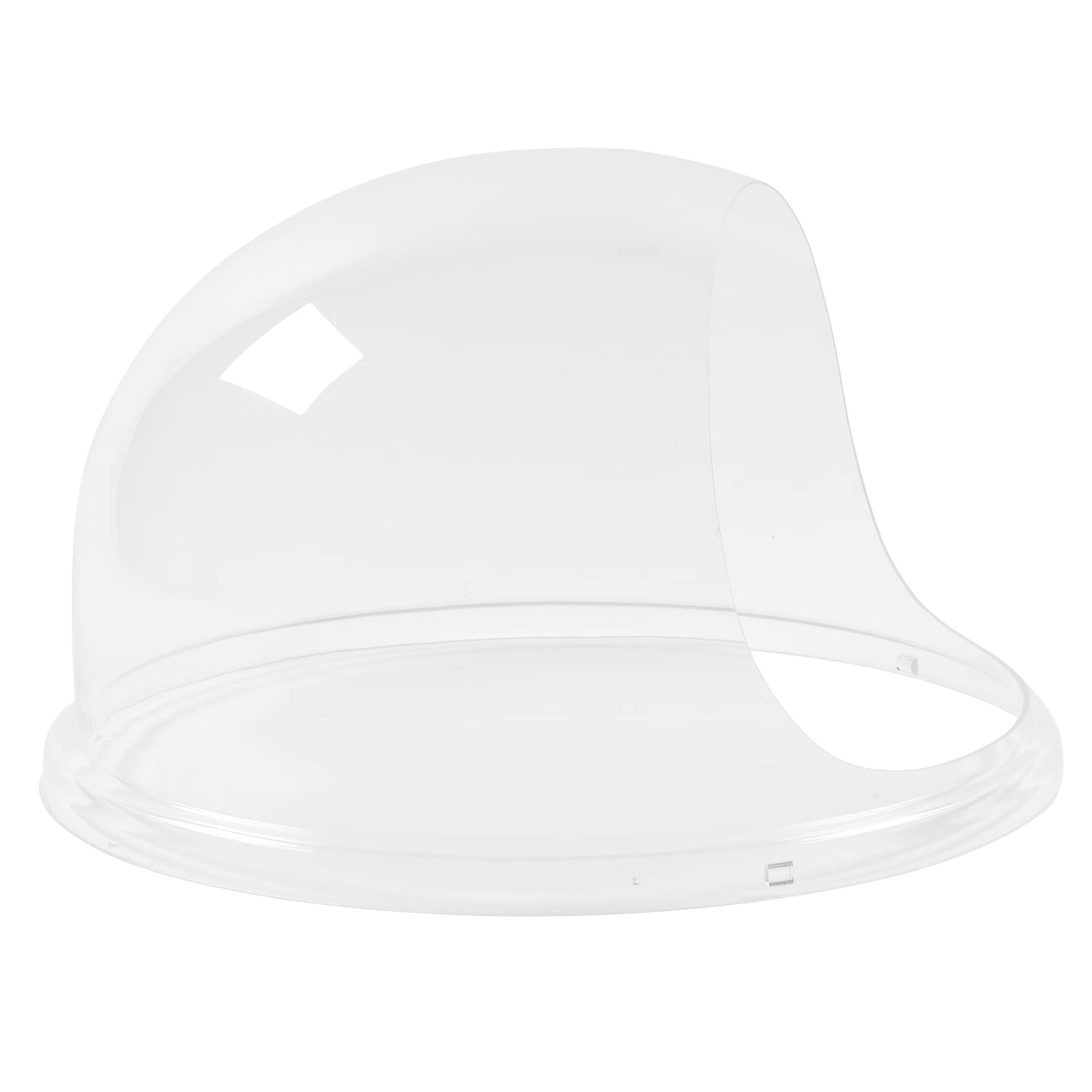ROVSUN 21 Inch Clear Acrylic Bubble Shield Dome Cover for Commercial Cotton Candy Machine - Perfect for Fairs, Carnivals, and Party Events