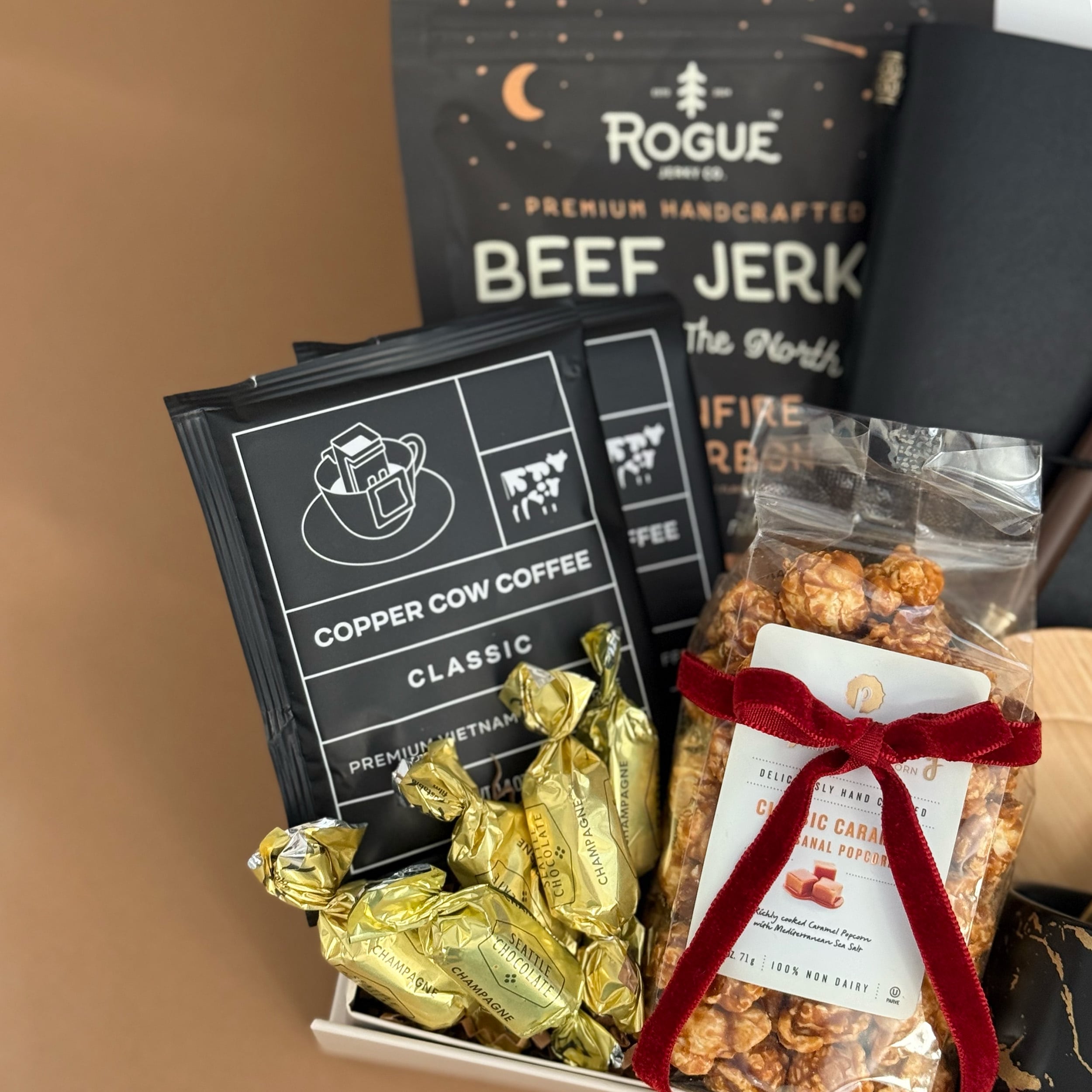 Premium Hygge Gift Box for Men - Gourmet Coffee, Delicious Treats & Thoughtful Essentials - Perfect for Birthday, Anniversary & Holiday Gifts