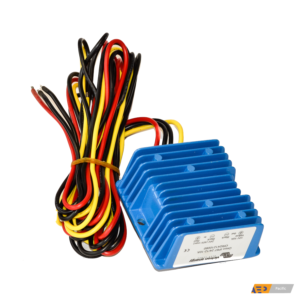 Orion IP67 24V to 12V 10A Waterproof DC-DC Voltage Converter - Power Supply for Cars, Trucks, Boats & Off-Grid Solar Systems