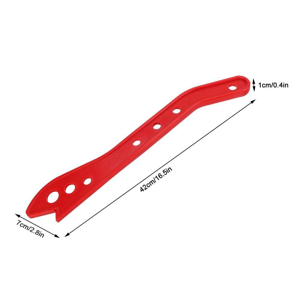 Red Safety Push Stick for Table Saw & Router - Non-Slip Woodworking Tool for Precise Cutting | Perfect for DIY Projects & Woodworking Safety
